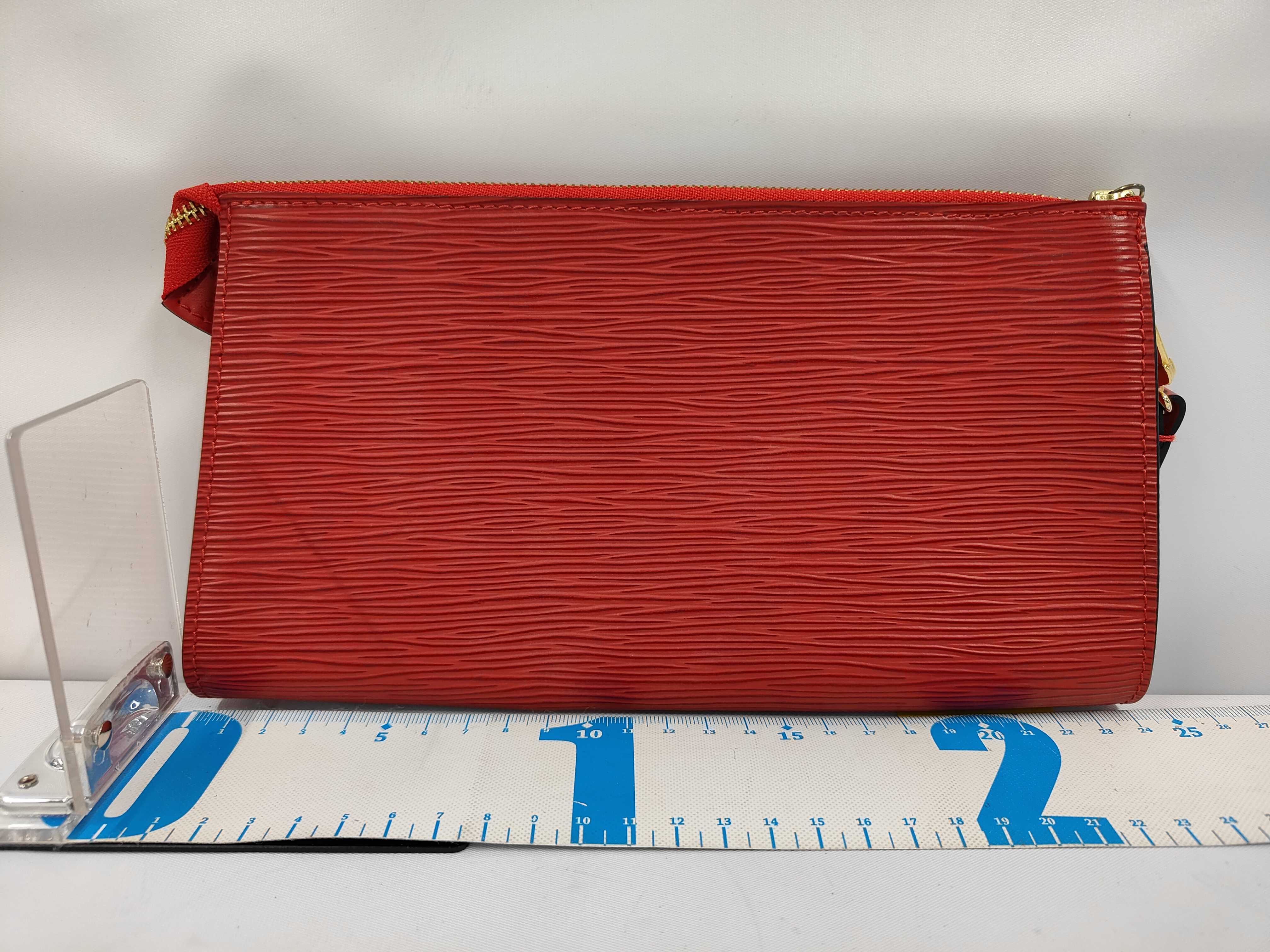 Epi Pochette Accessoires Red Handbag — view 2