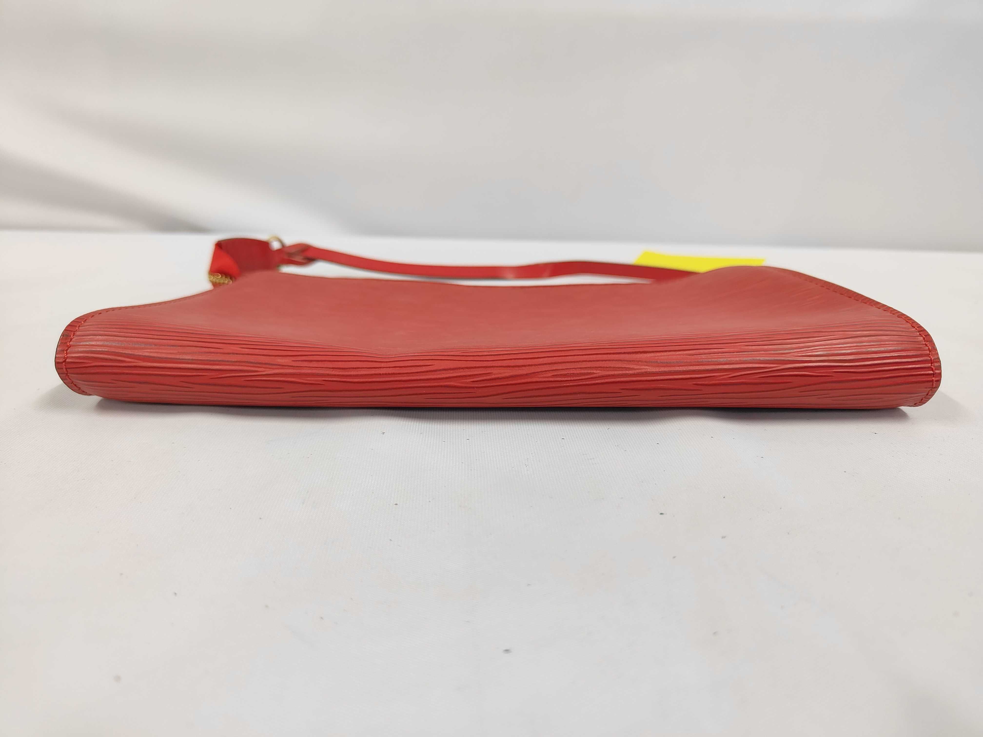 Epi Pochette Accessoires Red Handbag — view 3