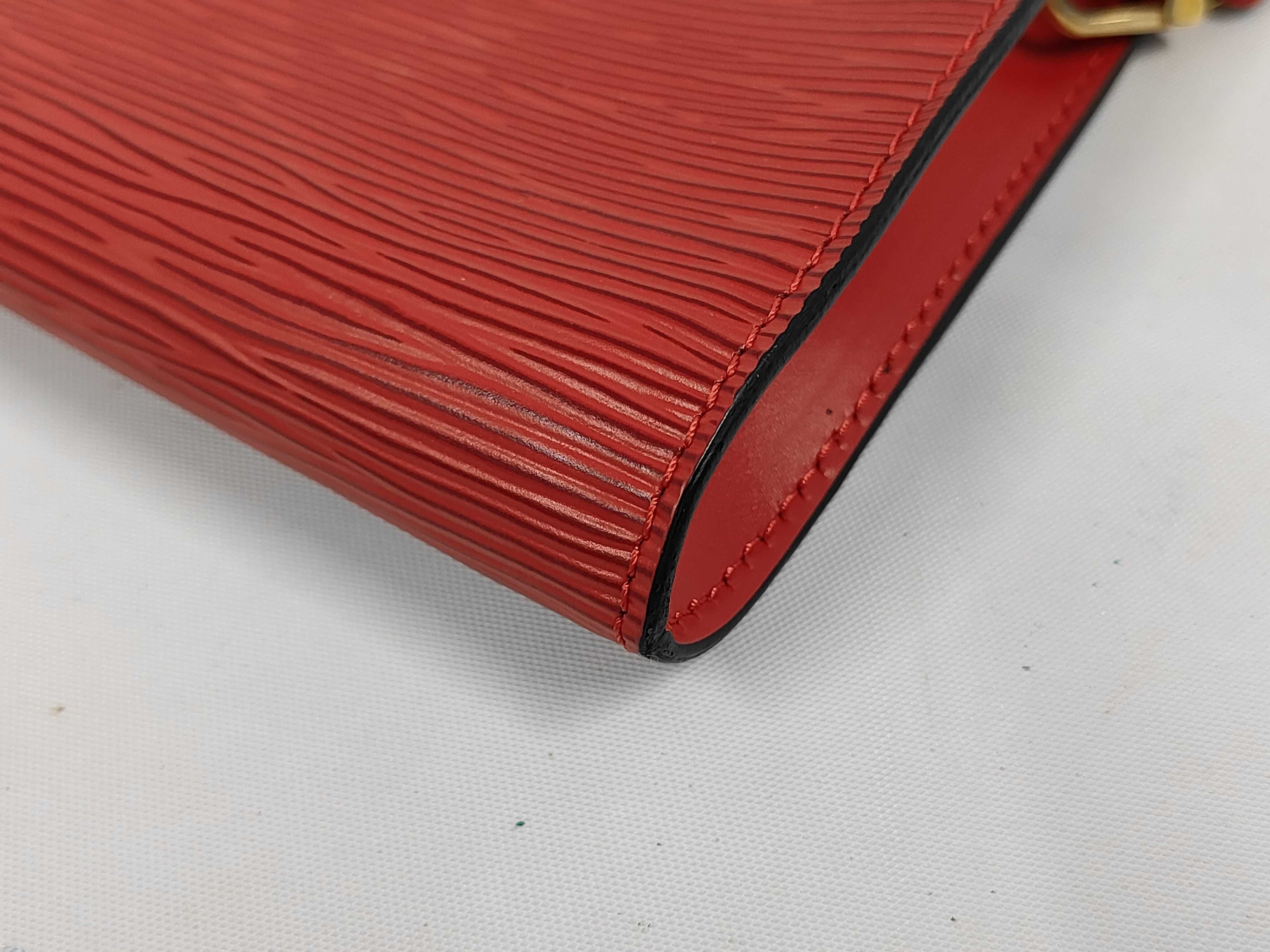 Epi Pochette Accessoires Red Handbag — view 4