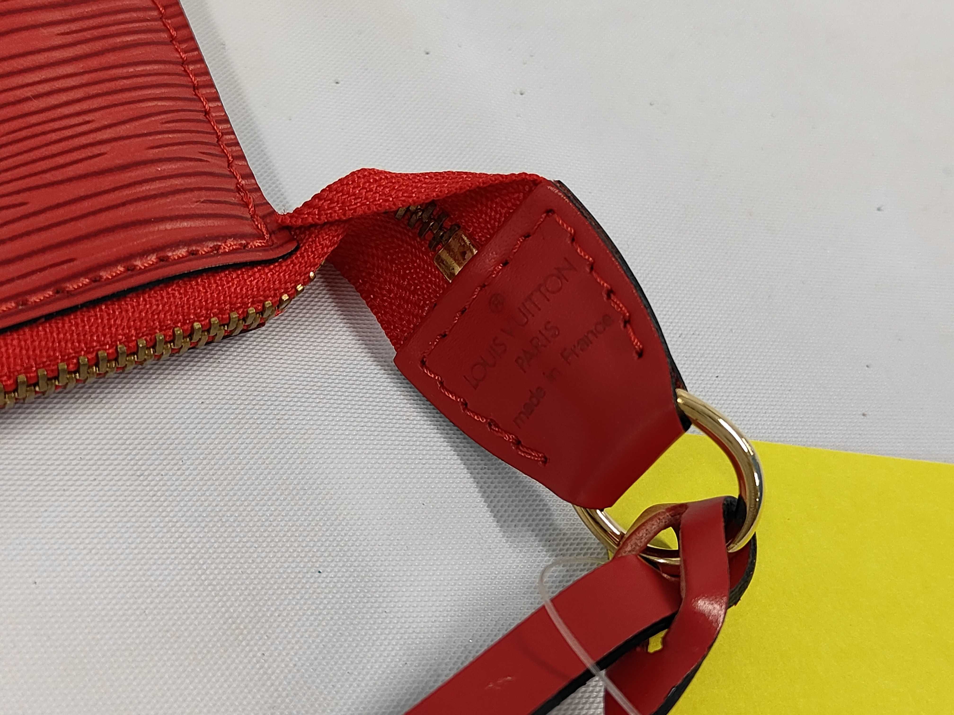 Epi Pochette Accessoires Red Handbag — view 6