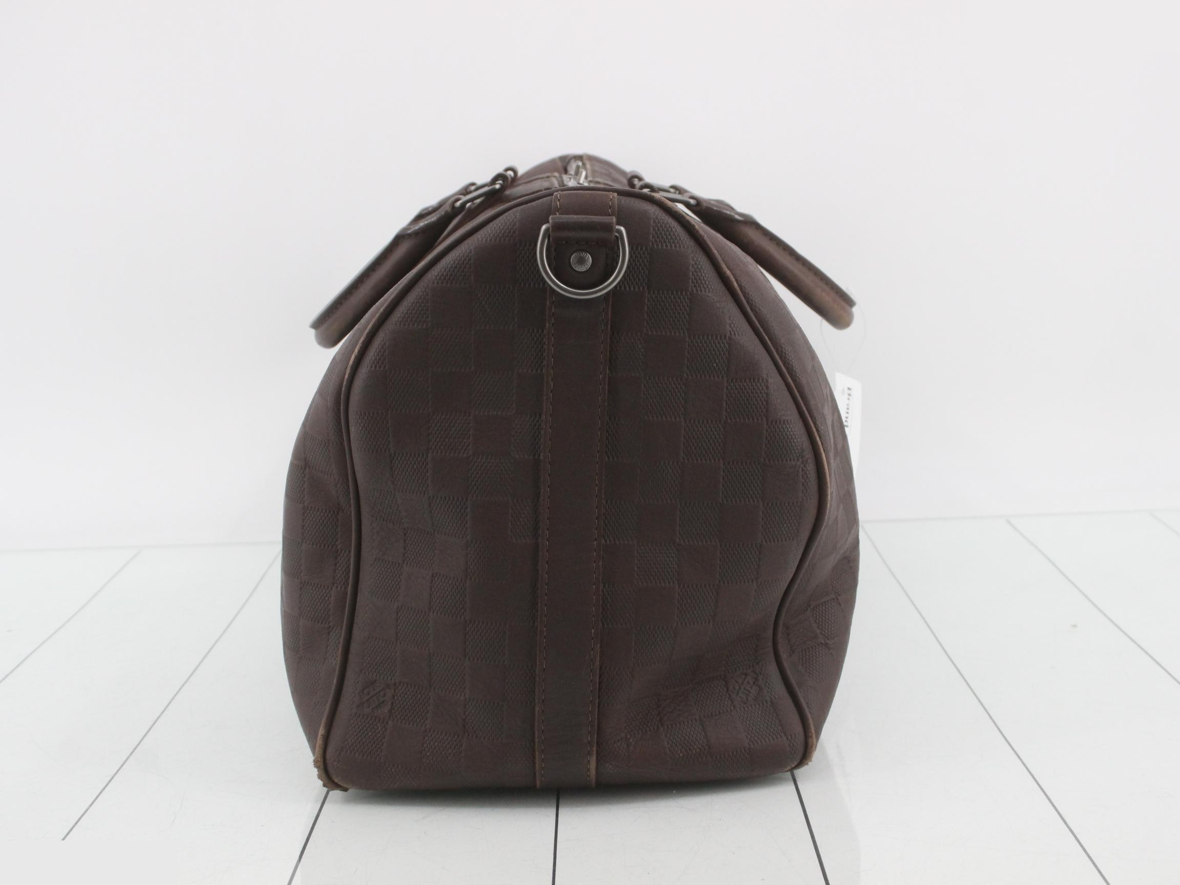 Damier Infini Keepall Bandoulière 45 — view 3