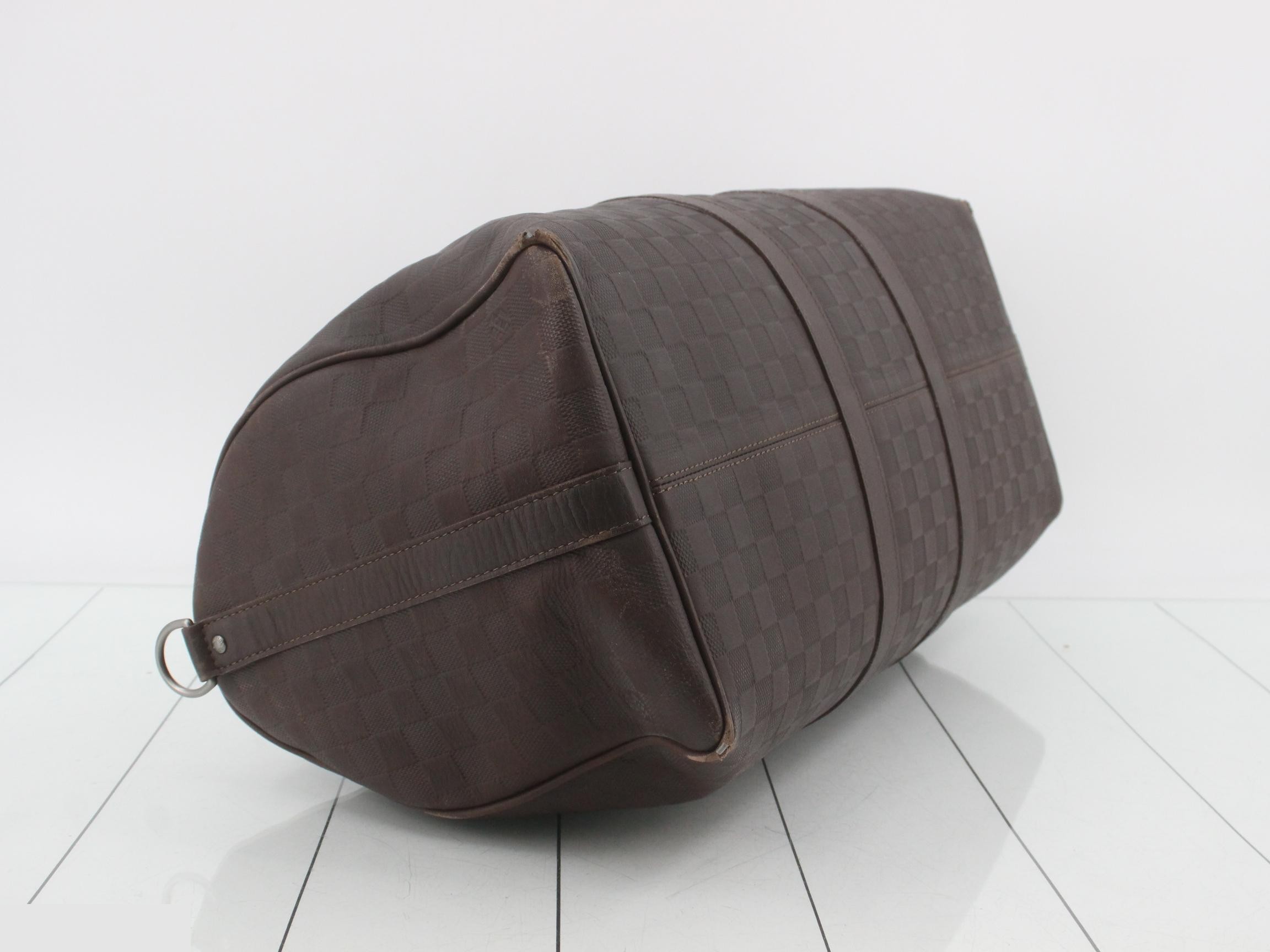 Damier Infini Keepall Bandoulière 45 — view 5