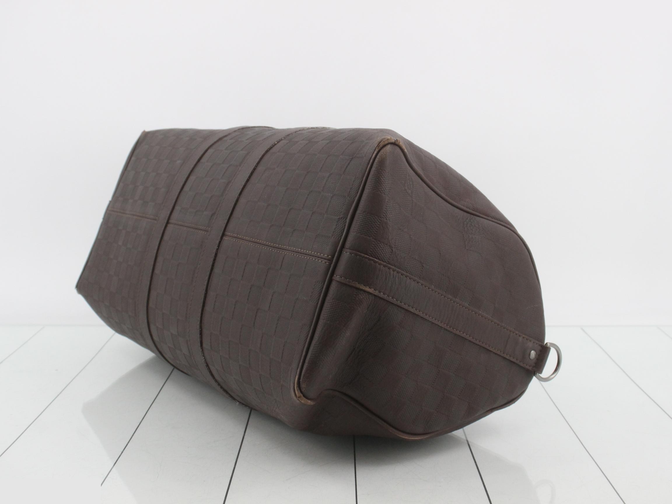 Damier Infini Keepall Bandoulière 45 — view 6