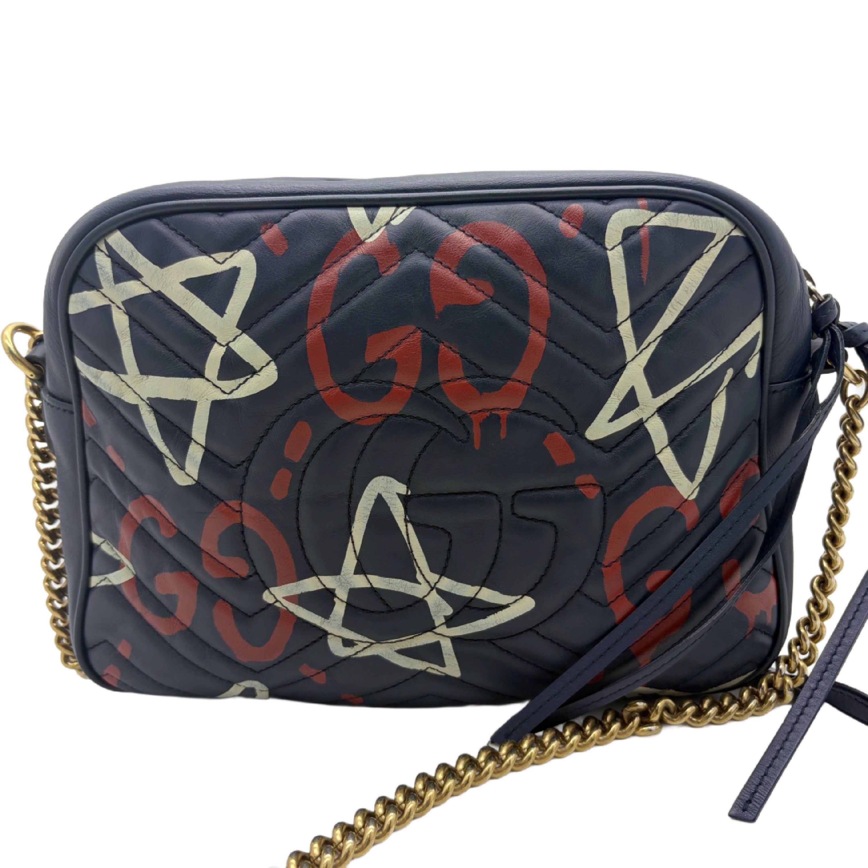 GG Marmont Leather Chain Bag — view 2