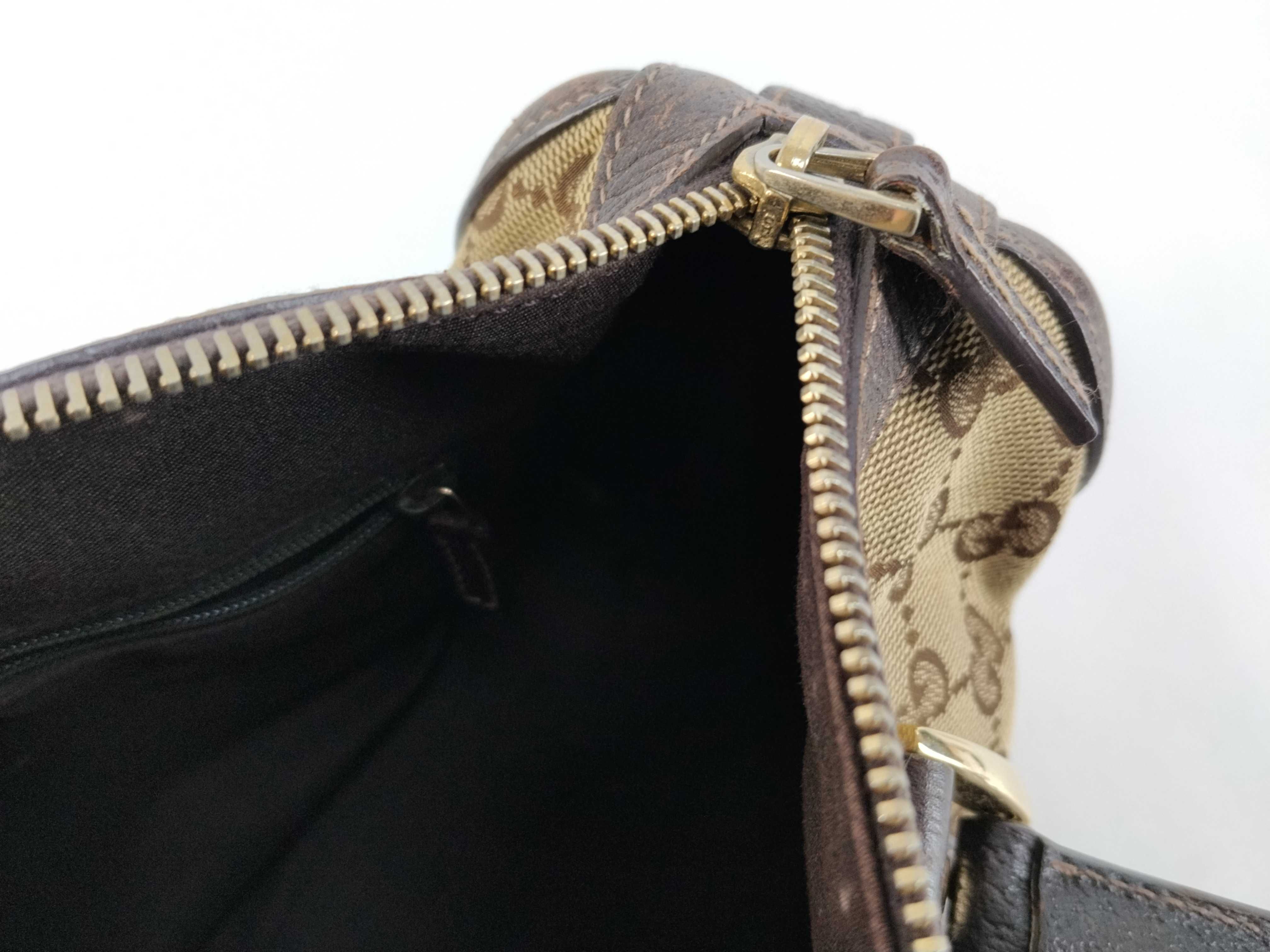 GG Canvas Abbey D-Ring 130942 Dark Brown Handbag Mini Boston Bag Handbag — view 10