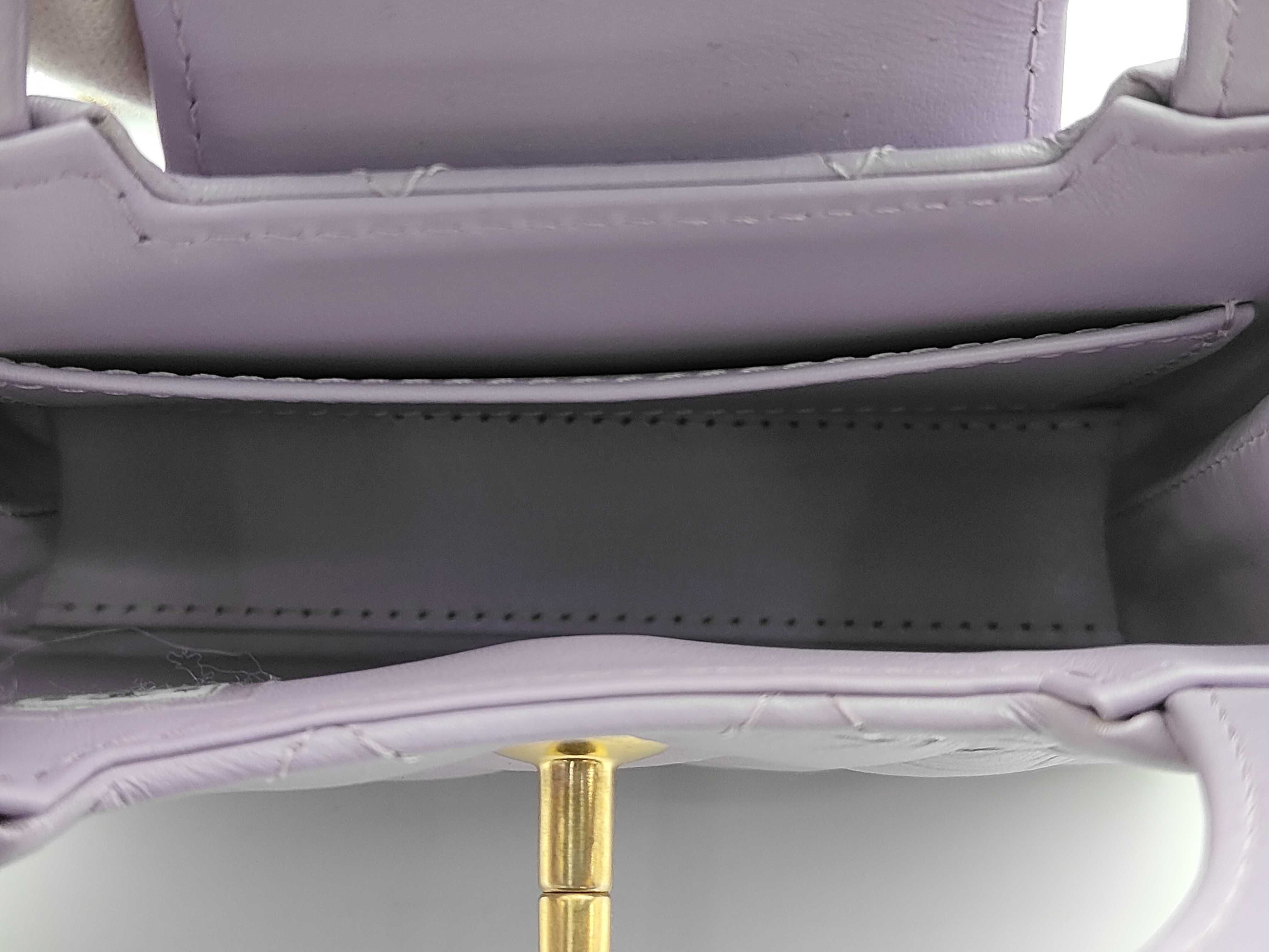 Mini Shopping Bag, 2-Way, Gold Hardware, Random Serial Number, Shoulder Bag — view 4