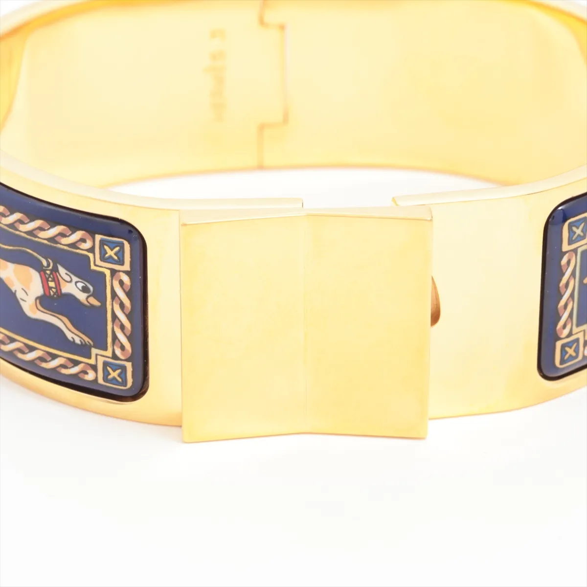 Roque Enamel Bangle GP Gold — view 3
