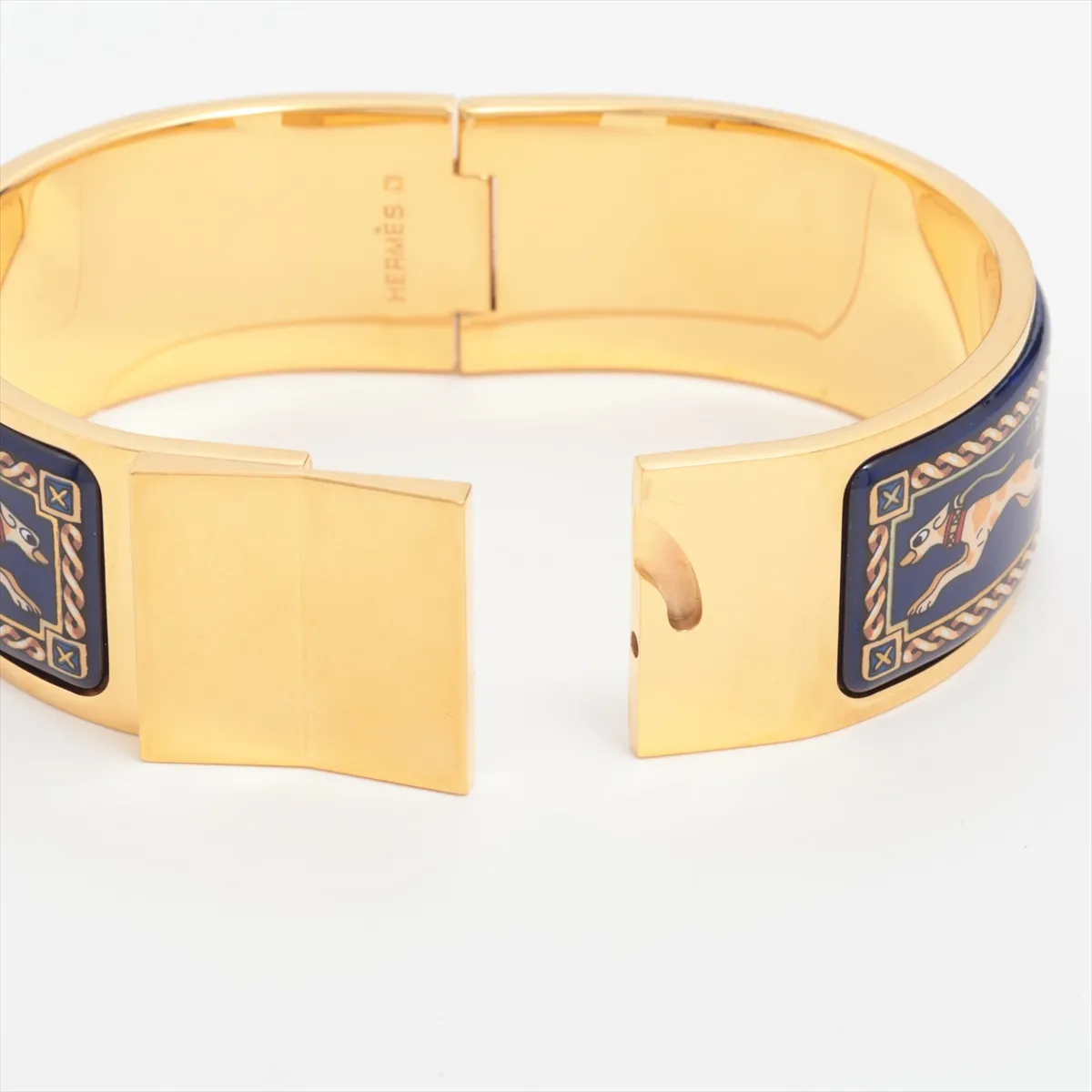 Roque Enamel Bangle GP Gold — view 5