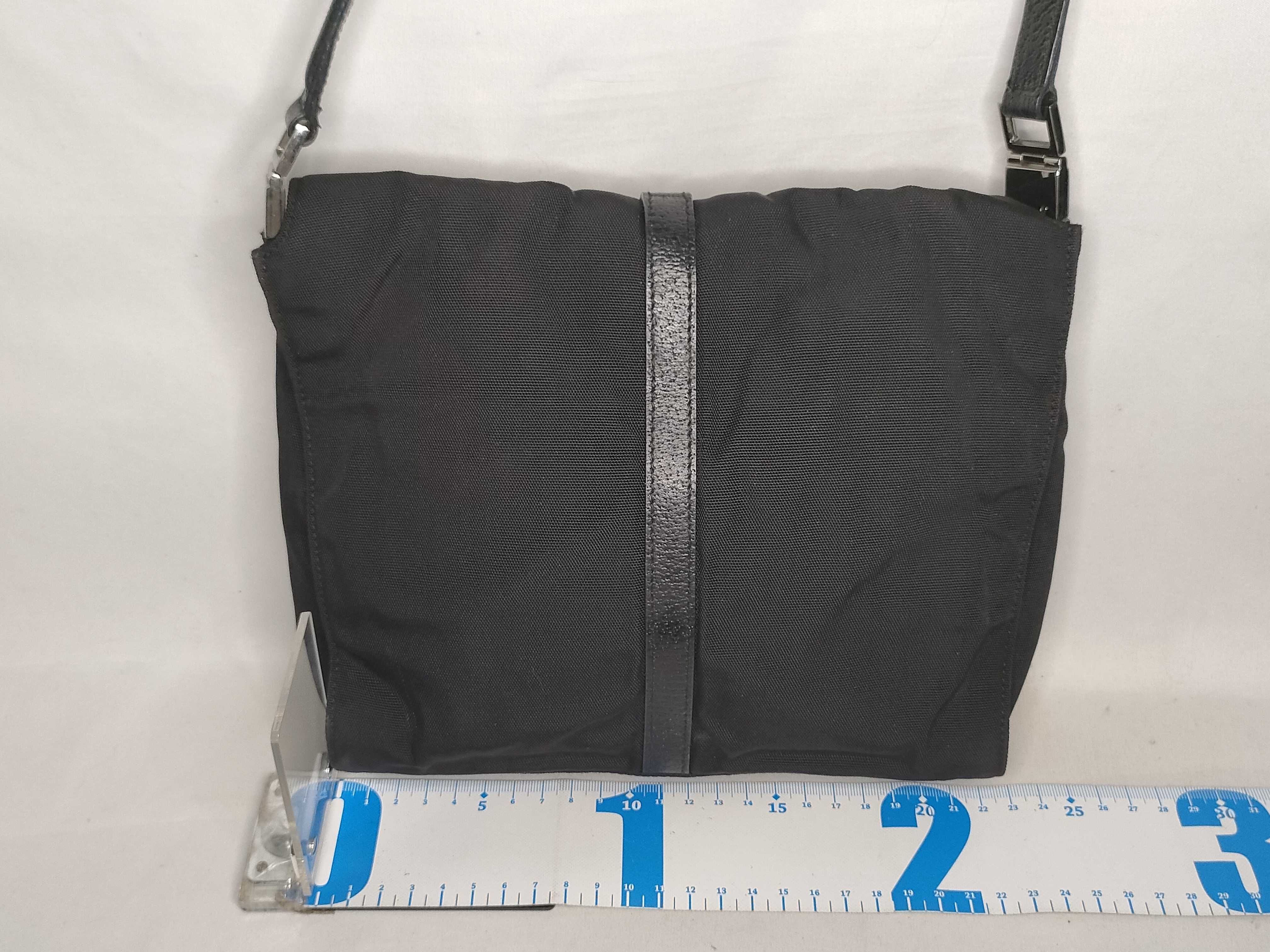 Jackie Nylon Shoulder Bag, Black — view 2