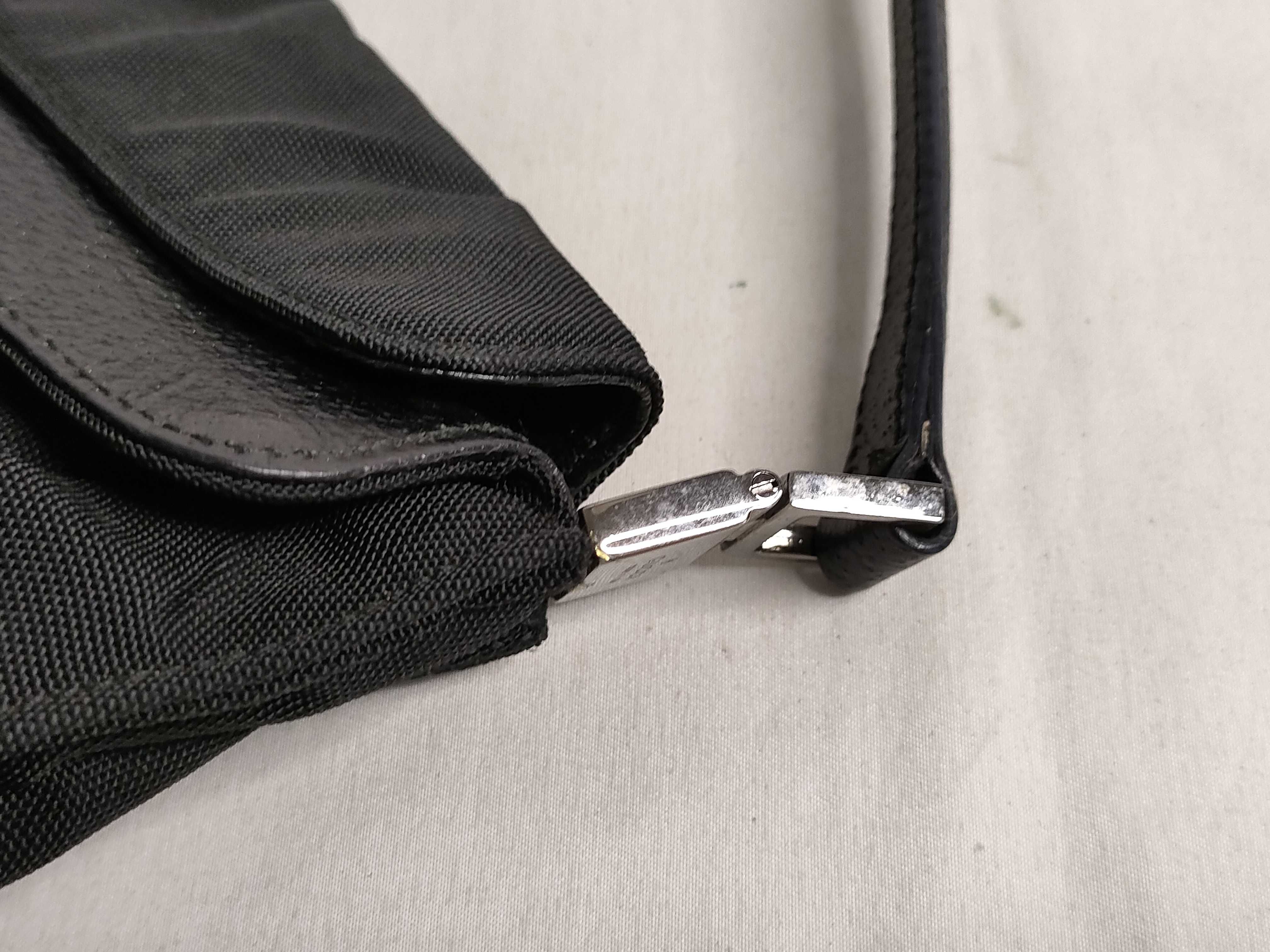 Jackie Nylon Shoulder Bag, Black — view 5