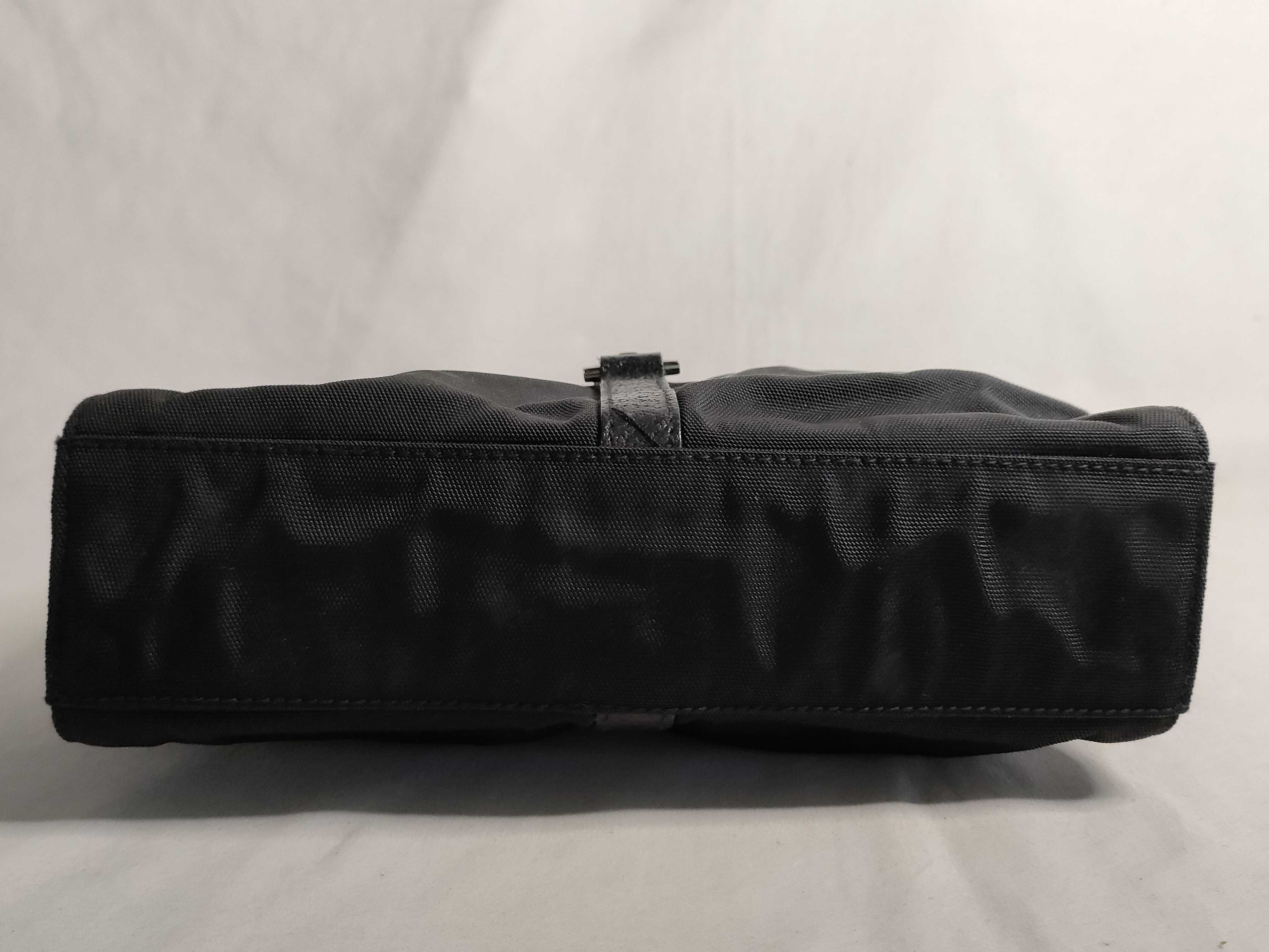 Jackie Nylon Shoulder Bag, Black — view 7