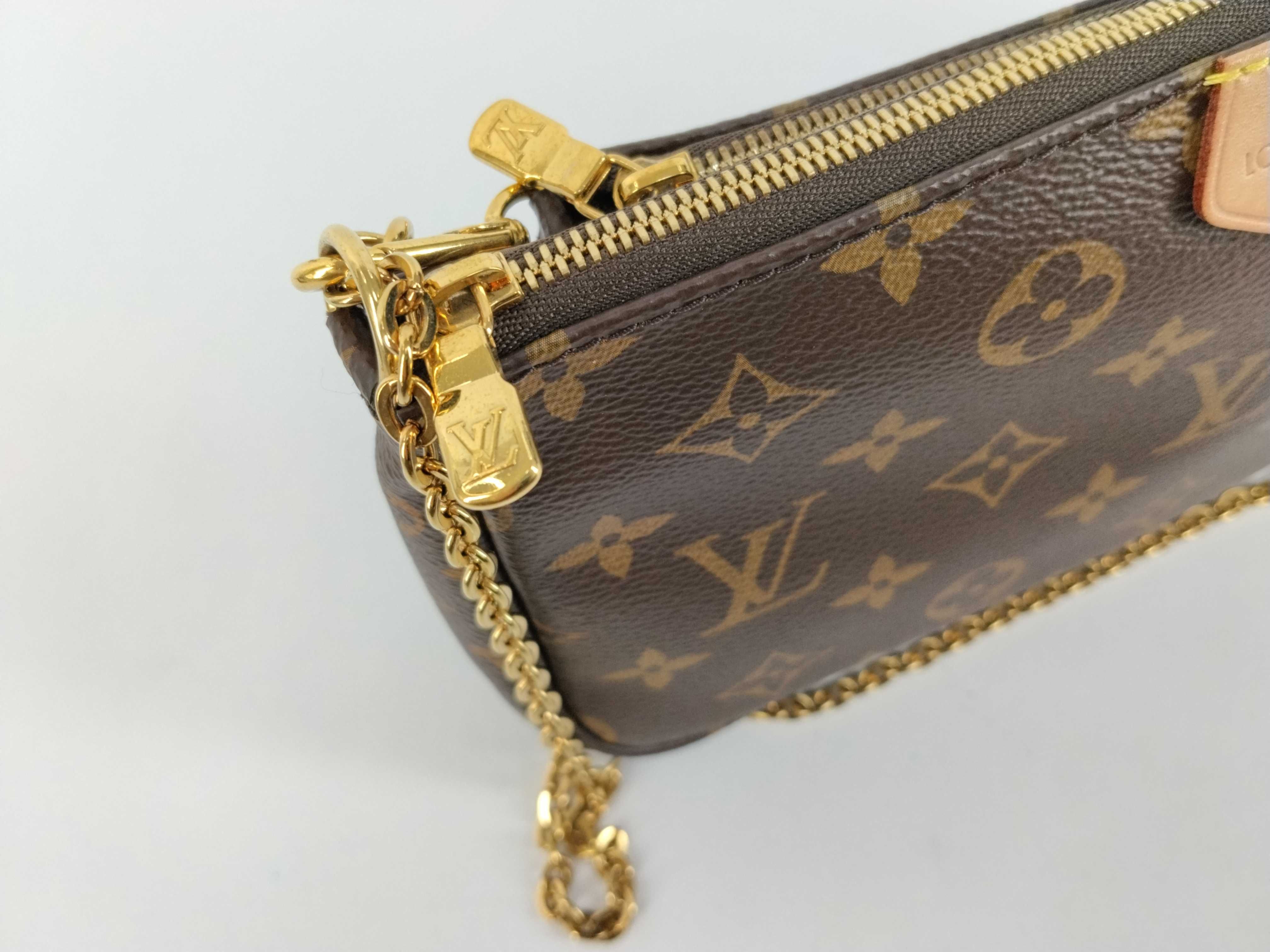 Monogram Louis Vuitton M44840 Multi Pochette Accessoires 2-Way Shoulder Bag with Pouch — view 6