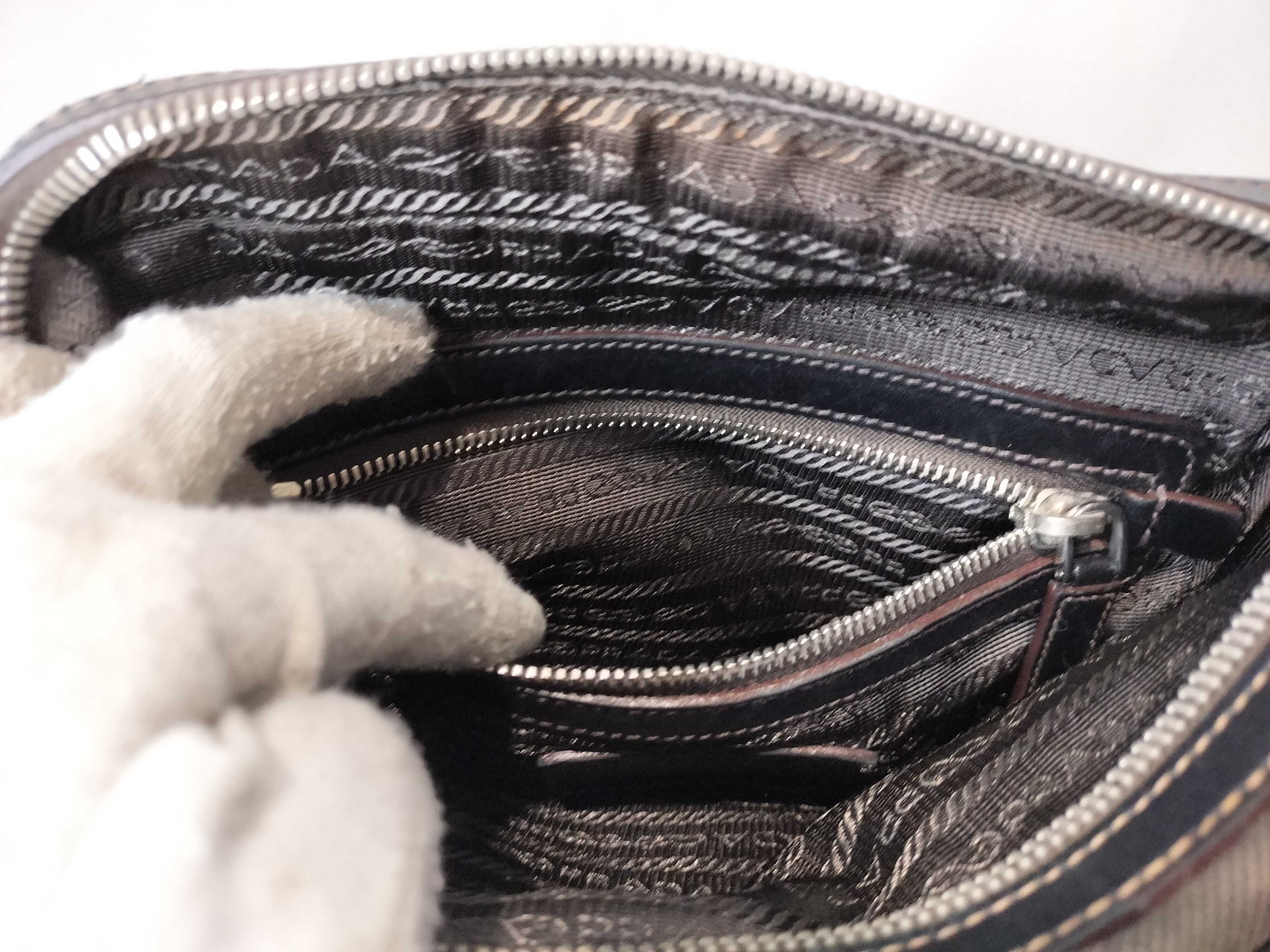 Logo Jacquard Canvas Shoulder Bag — view 11