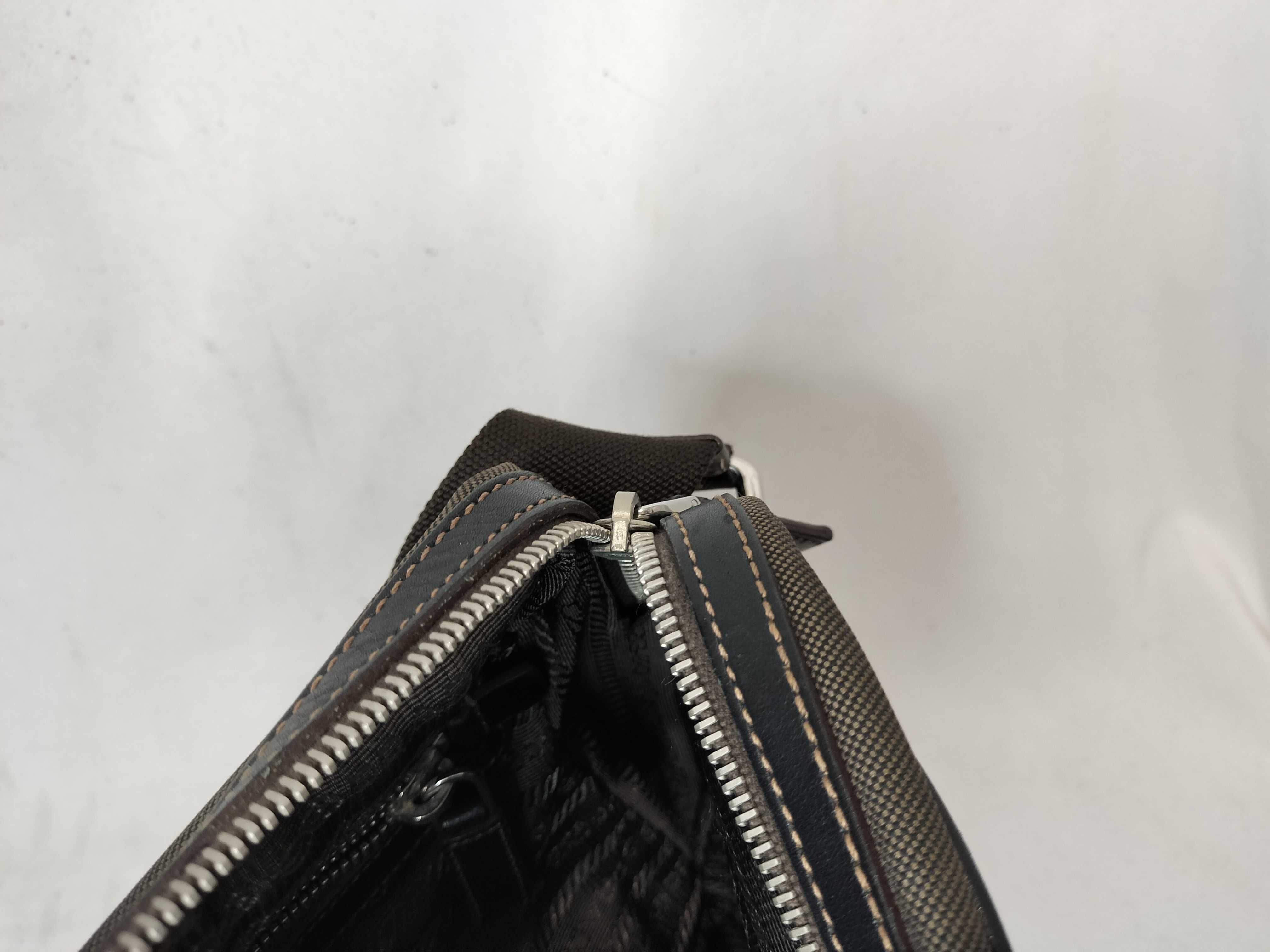Logo Jacquard Canvas Shoulder Bag — view 13