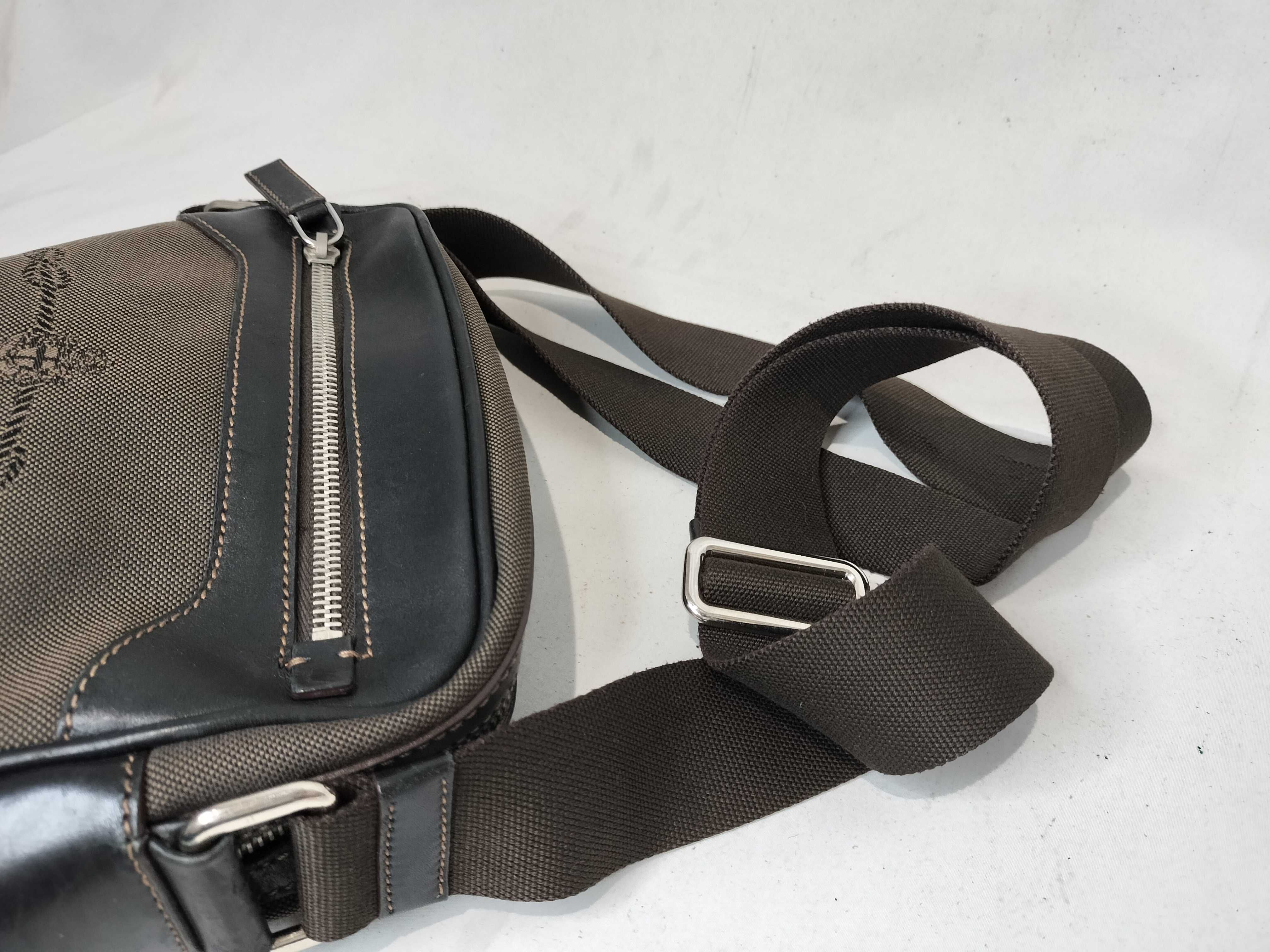 Logo Jacquard Canvas Shoulder Bag — view 4
