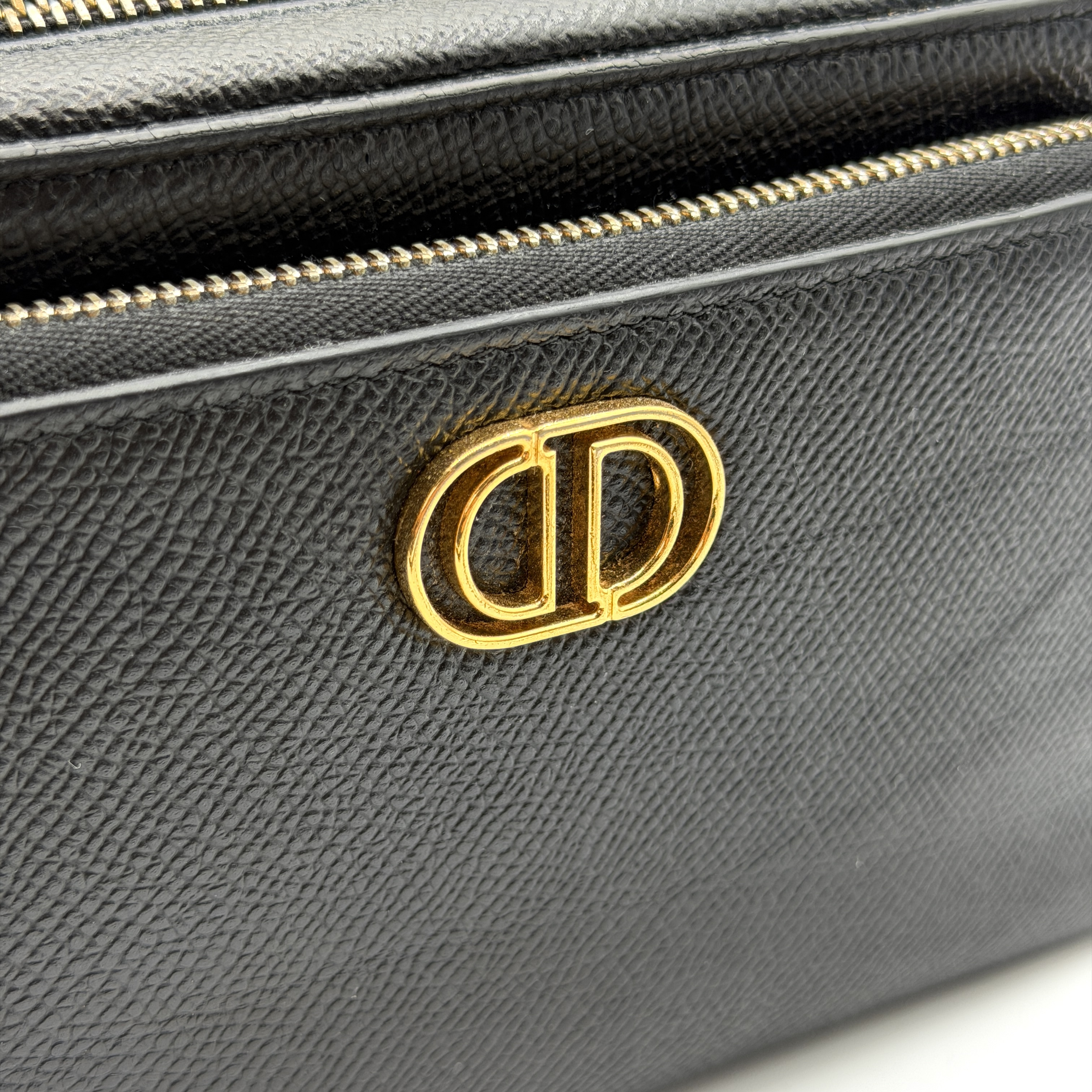 Caro Saffiano Gold Shoulder Bag — view 9