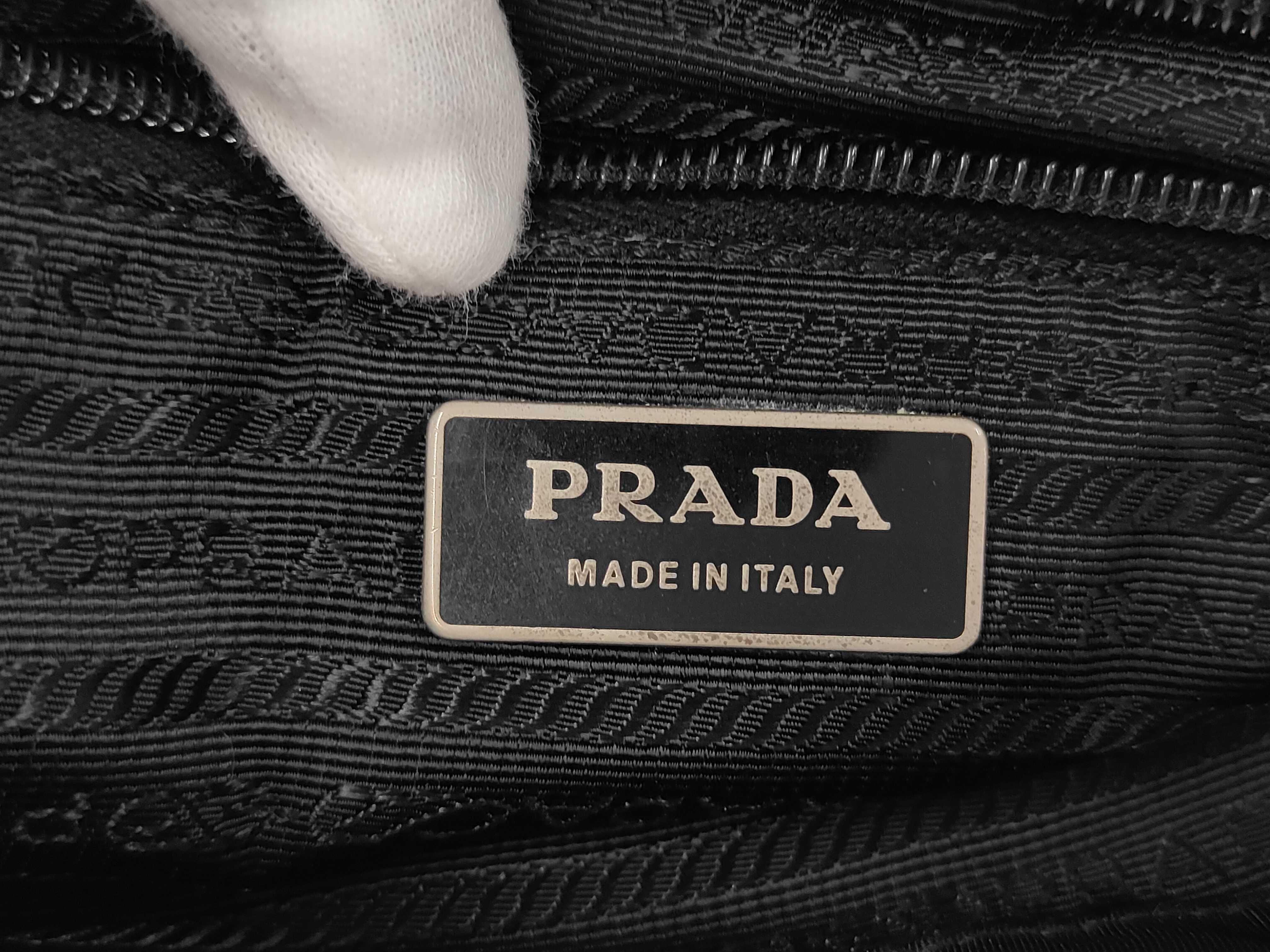 Nylon Shoulder Bag, Black — view 9