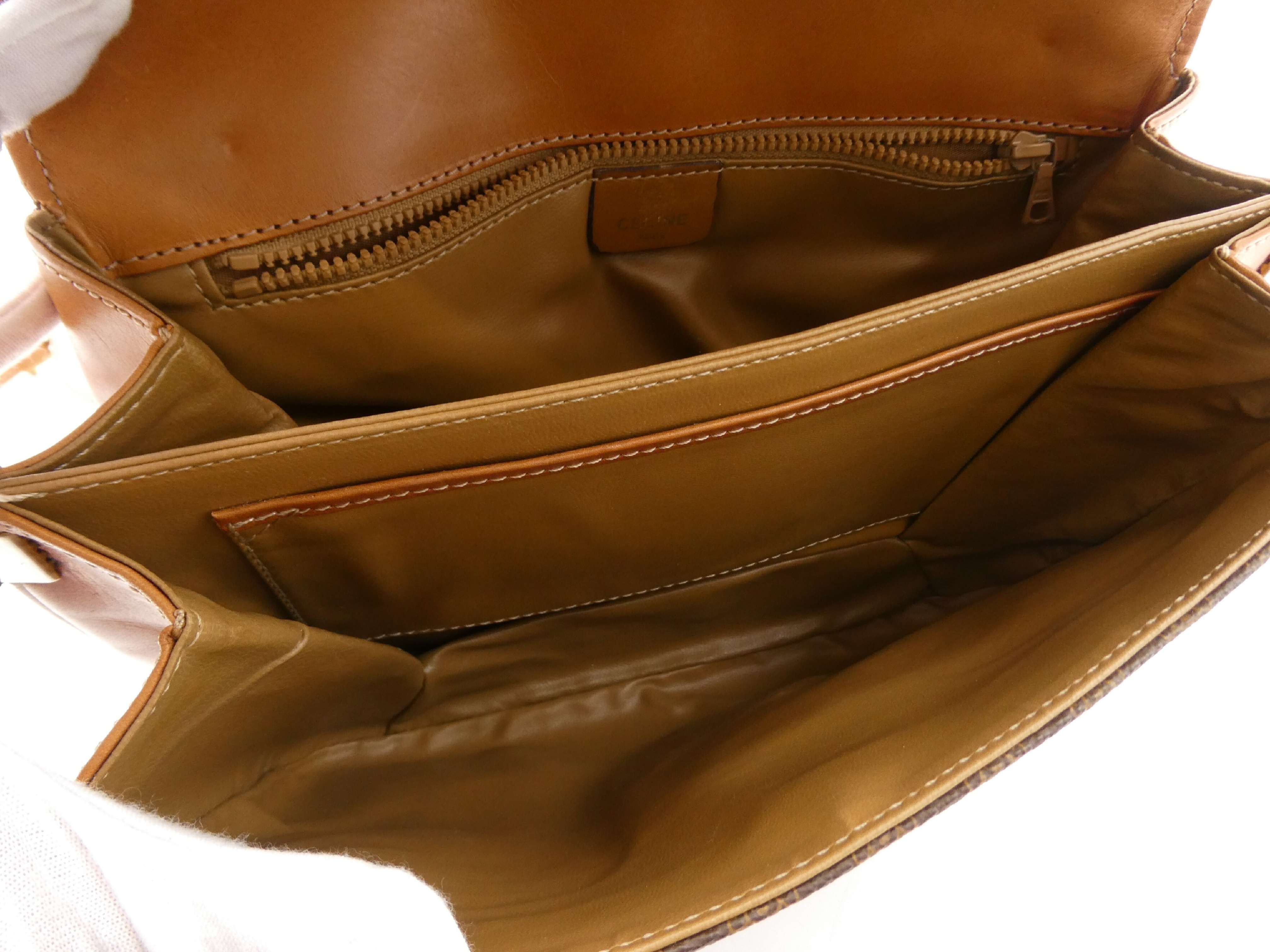 Macadam Pattern Triomphe PVC Leather Shoulder Bag — view 7