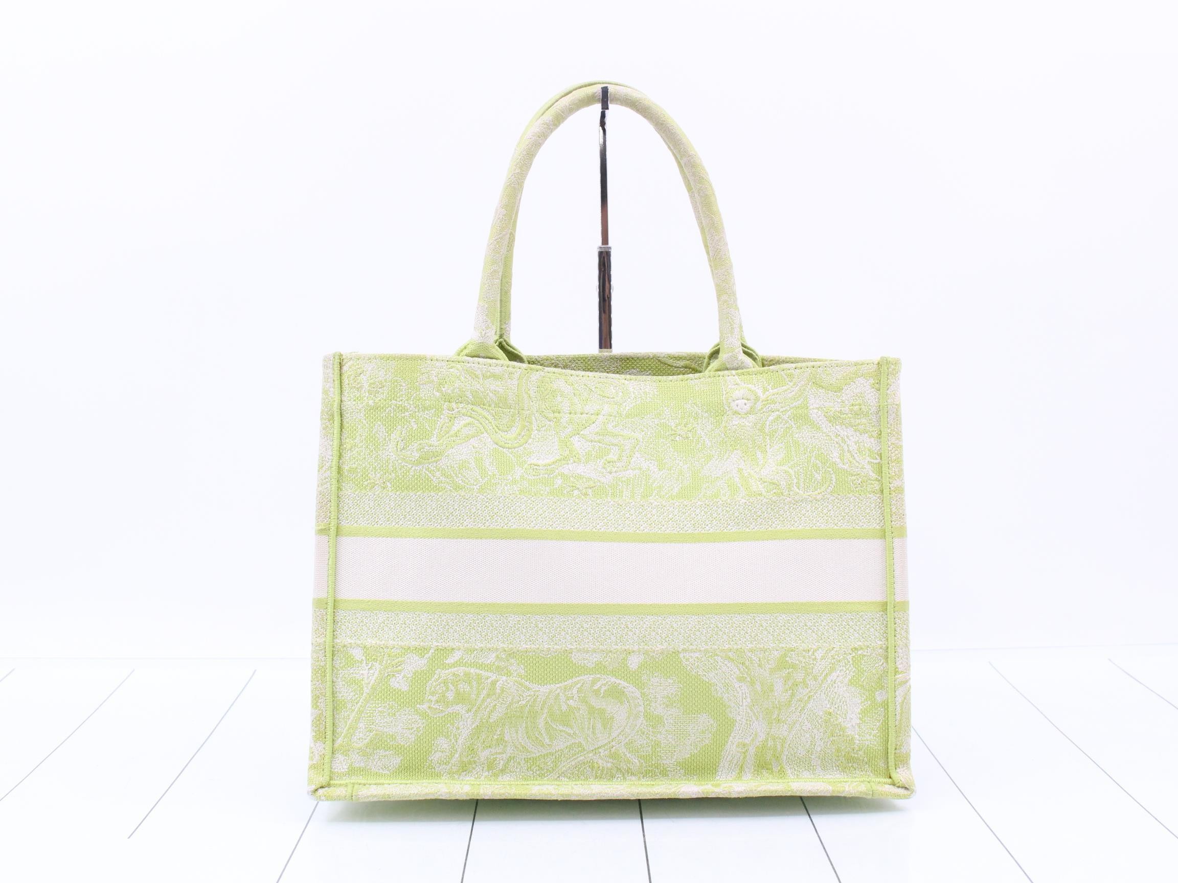 Book Tote Medium Tote Bag, Light Green — view 2