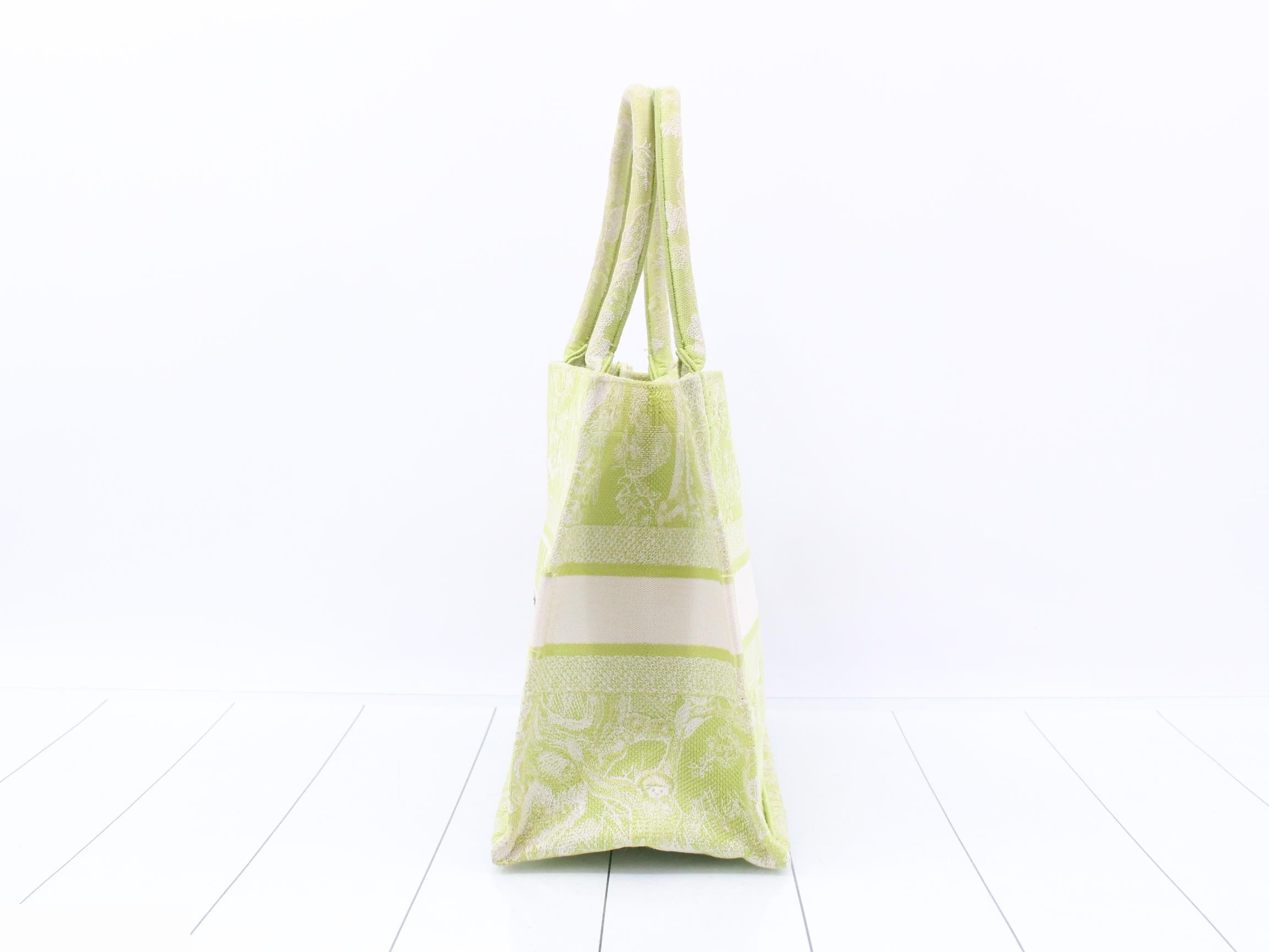 Book Tote Medium Tote Bag, Light Green — view 3
