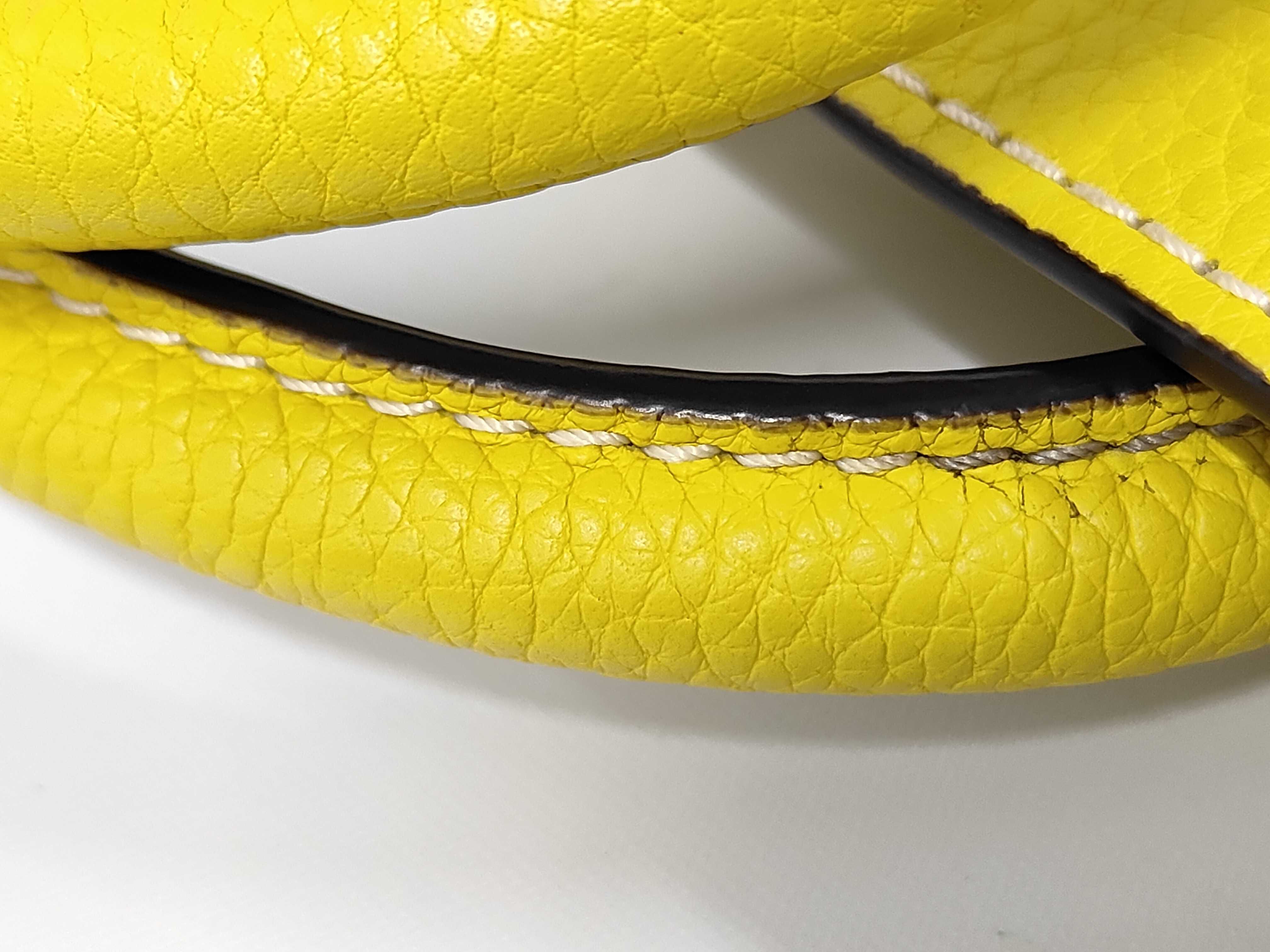 Luggage Nano Shopper Leather 2-Way Shoulder/Handbag, Yellow Handbag — view 7