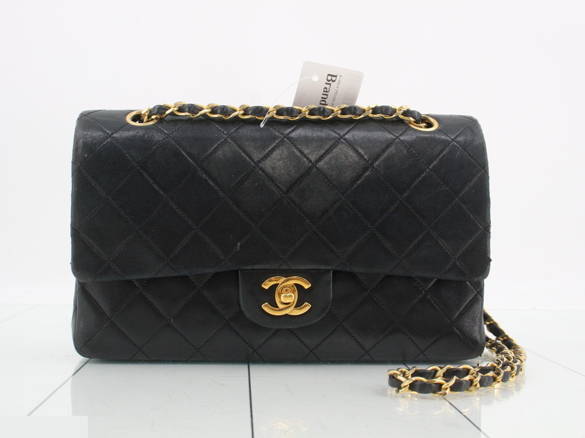 Matelassé Double Flap Chain Shoulder Bag