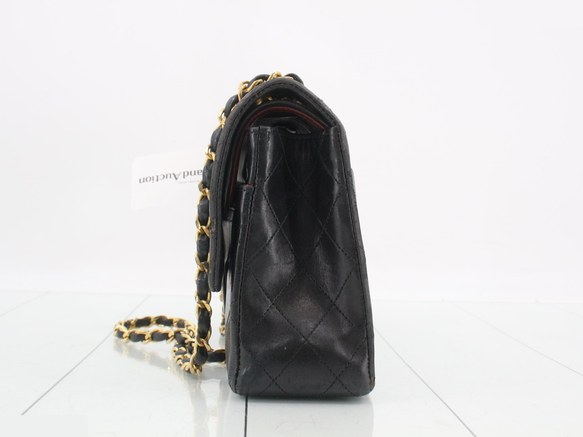 Matelassé Double Flap Chain Shoulder Bag — view 3