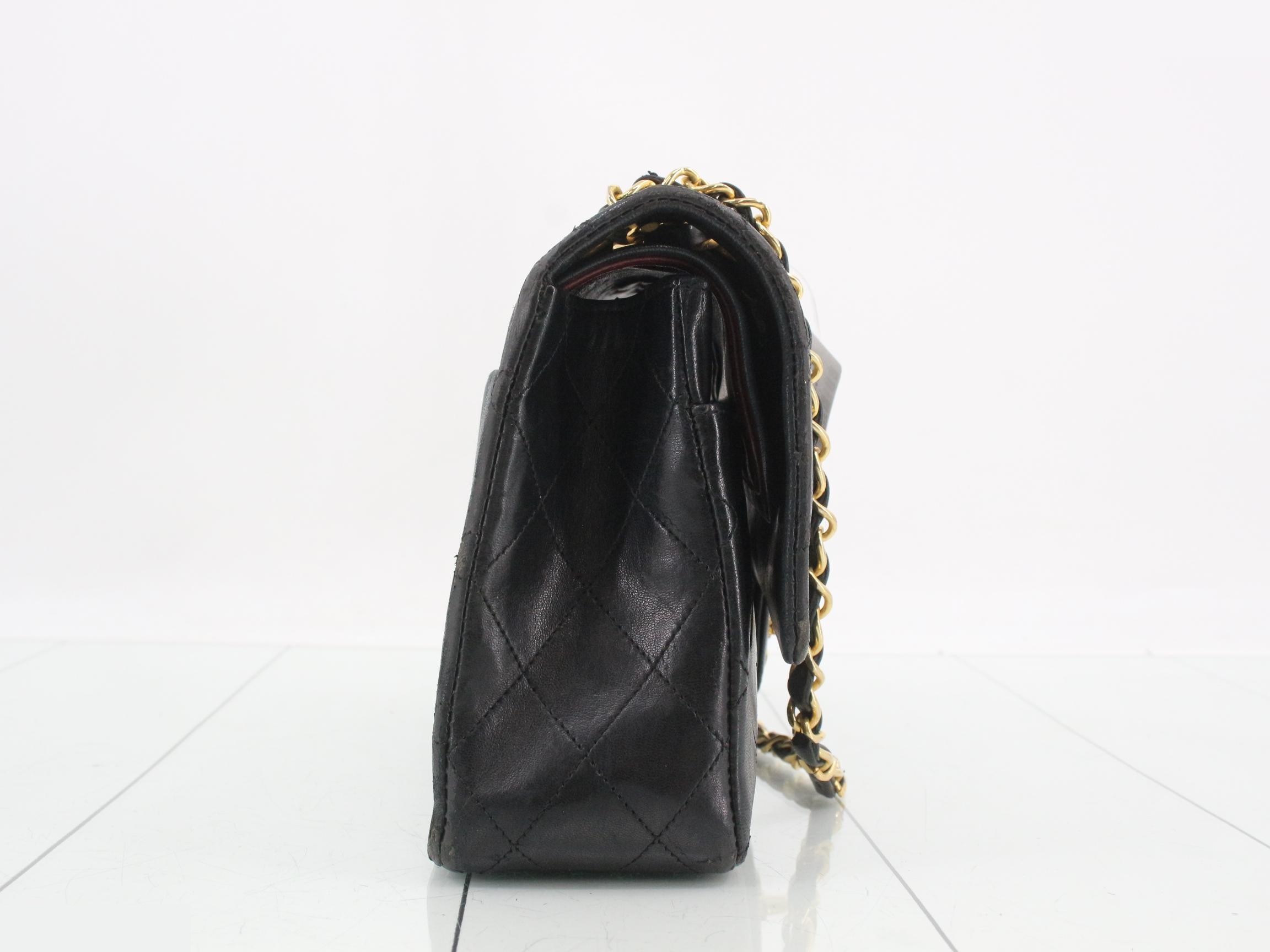 Matelassé Double Flap Chain Shoulder Bag — view 4