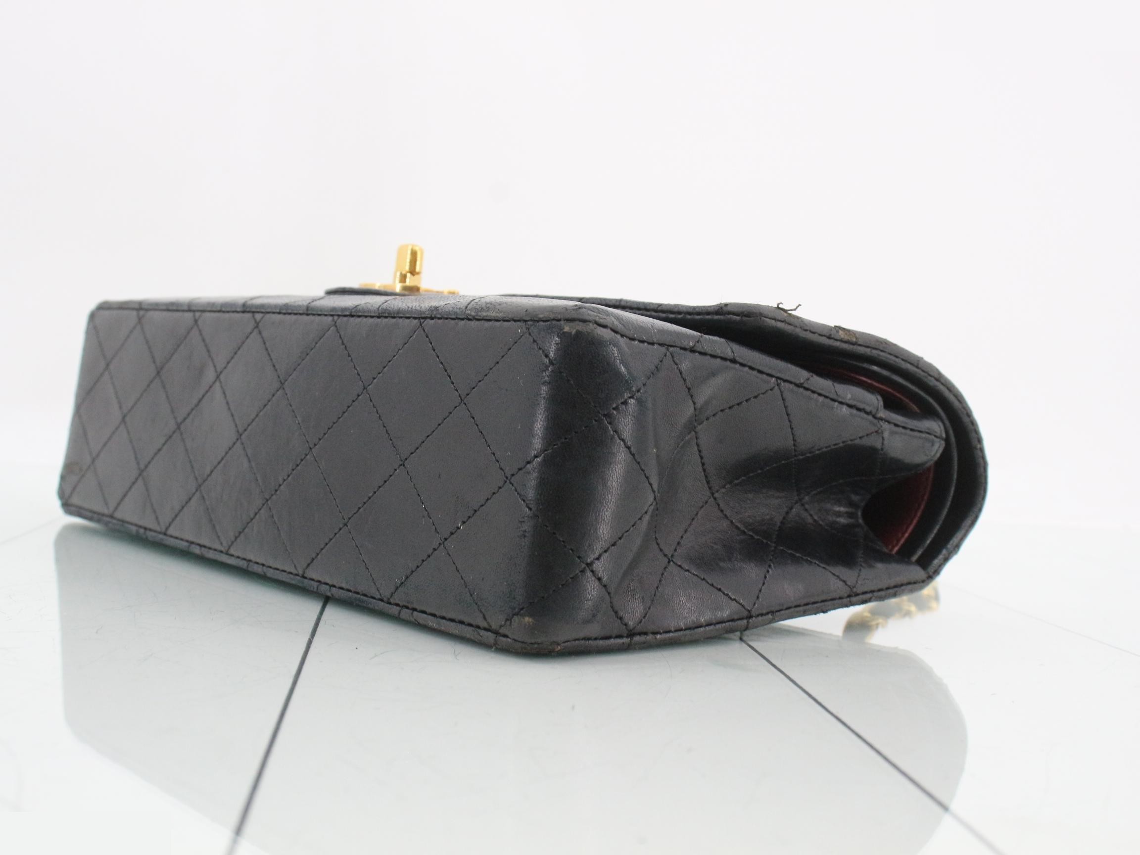 Matelassé Double Flap Chain Shoulder Bag — view 6
