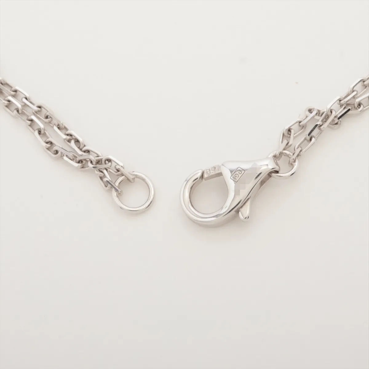 Love Circle 2P Diamond Bracelet 750(WG) 4.6g FCD211 Damage — view 4