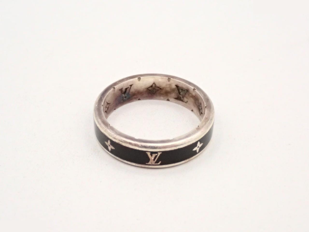 Ring LV Spike, stamped "L", actual size #21, 925g/7.0g — view 2