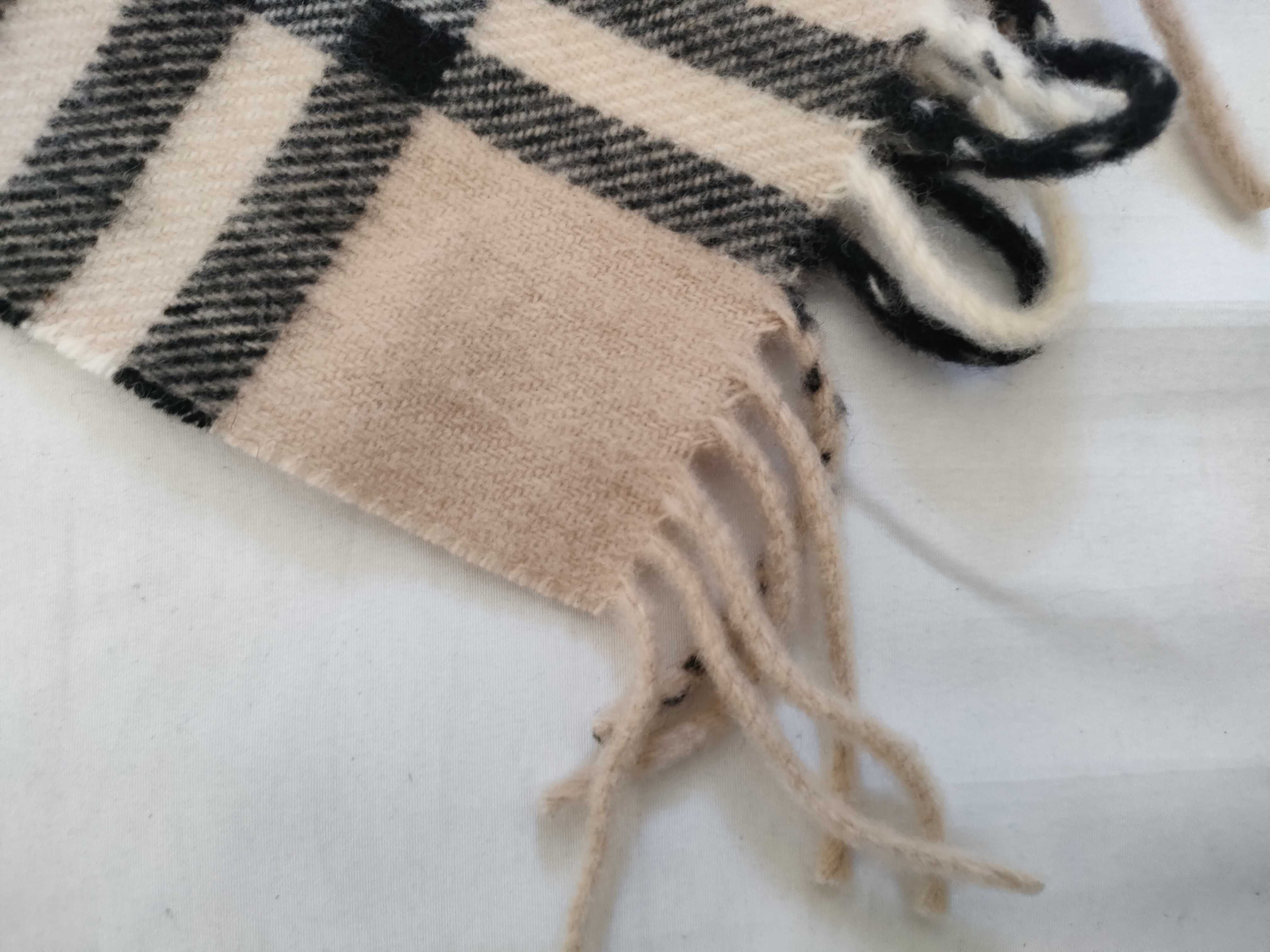 large beige scarf, Shadow Horse pattern, and other accessories. — view 3