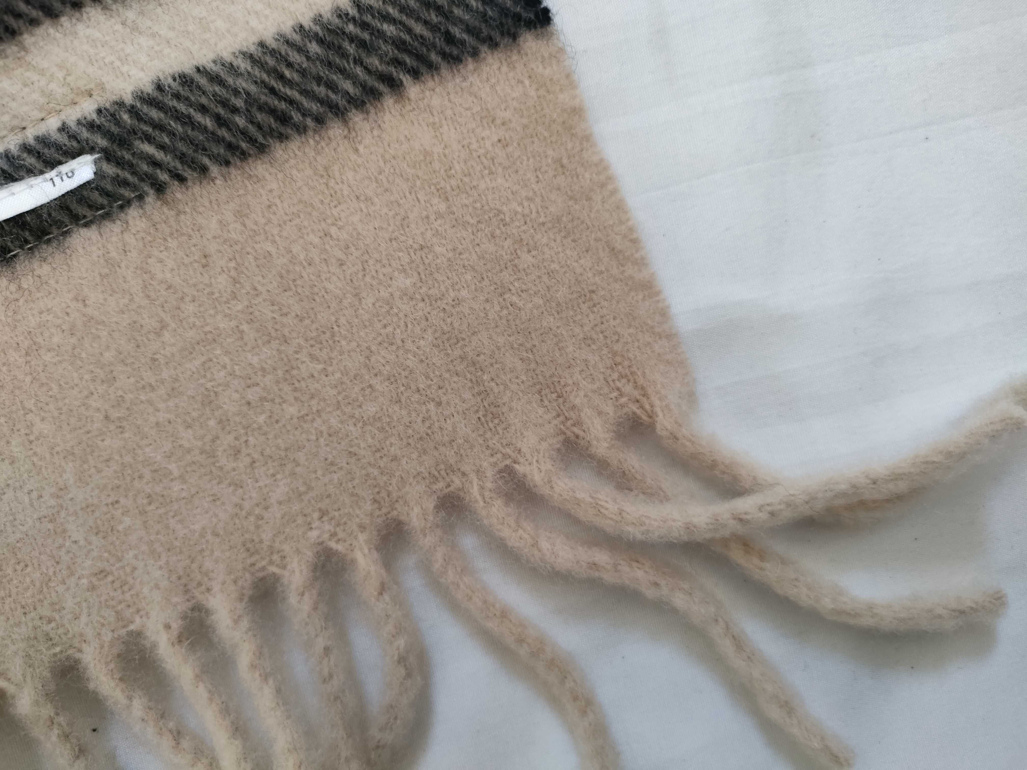 large beige scarf, Shadow Horse pattern, and other accessories. — view 4