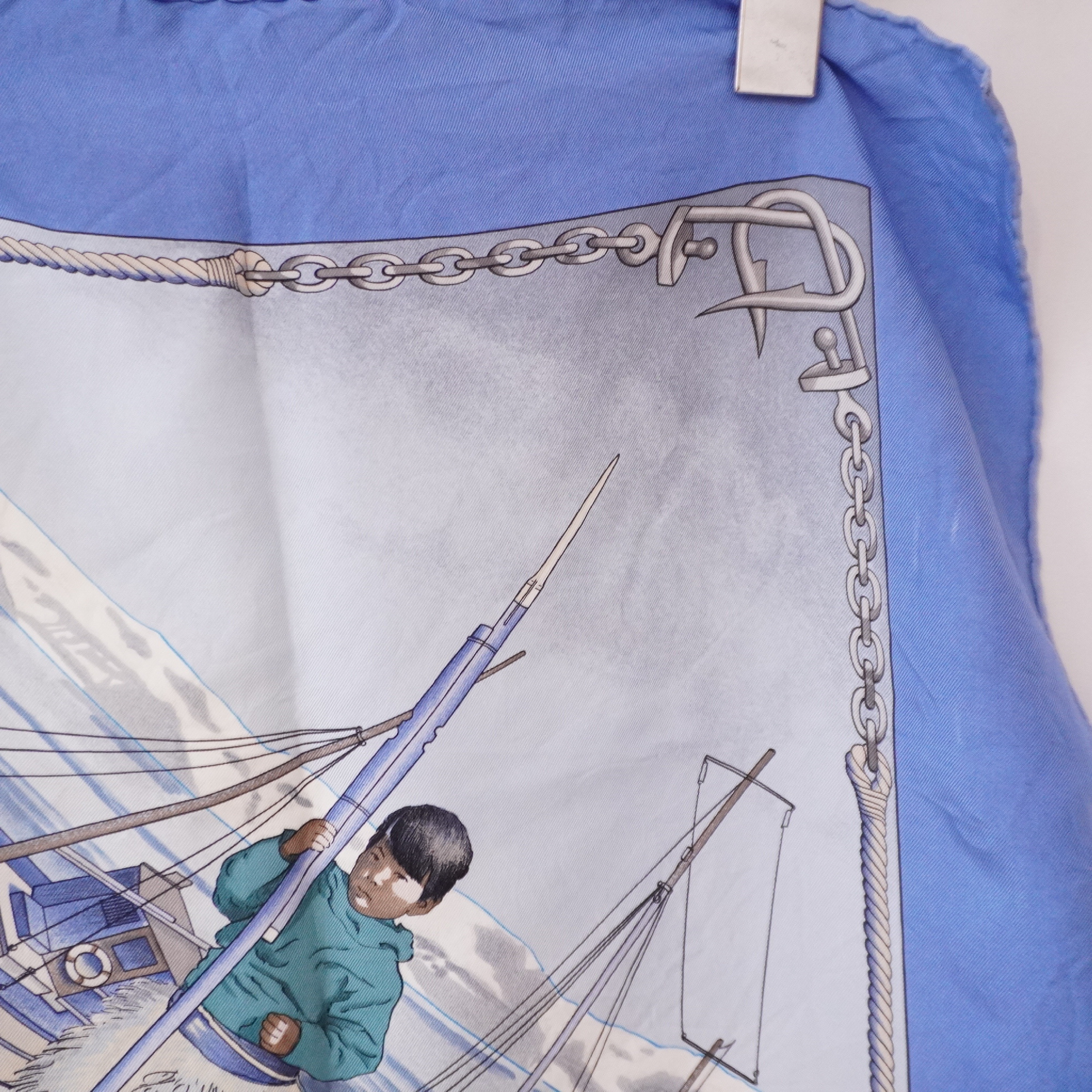 【Hermes Carre 90 GRONLAND Greenland Silk Large Scarf Other Accessories — view 4