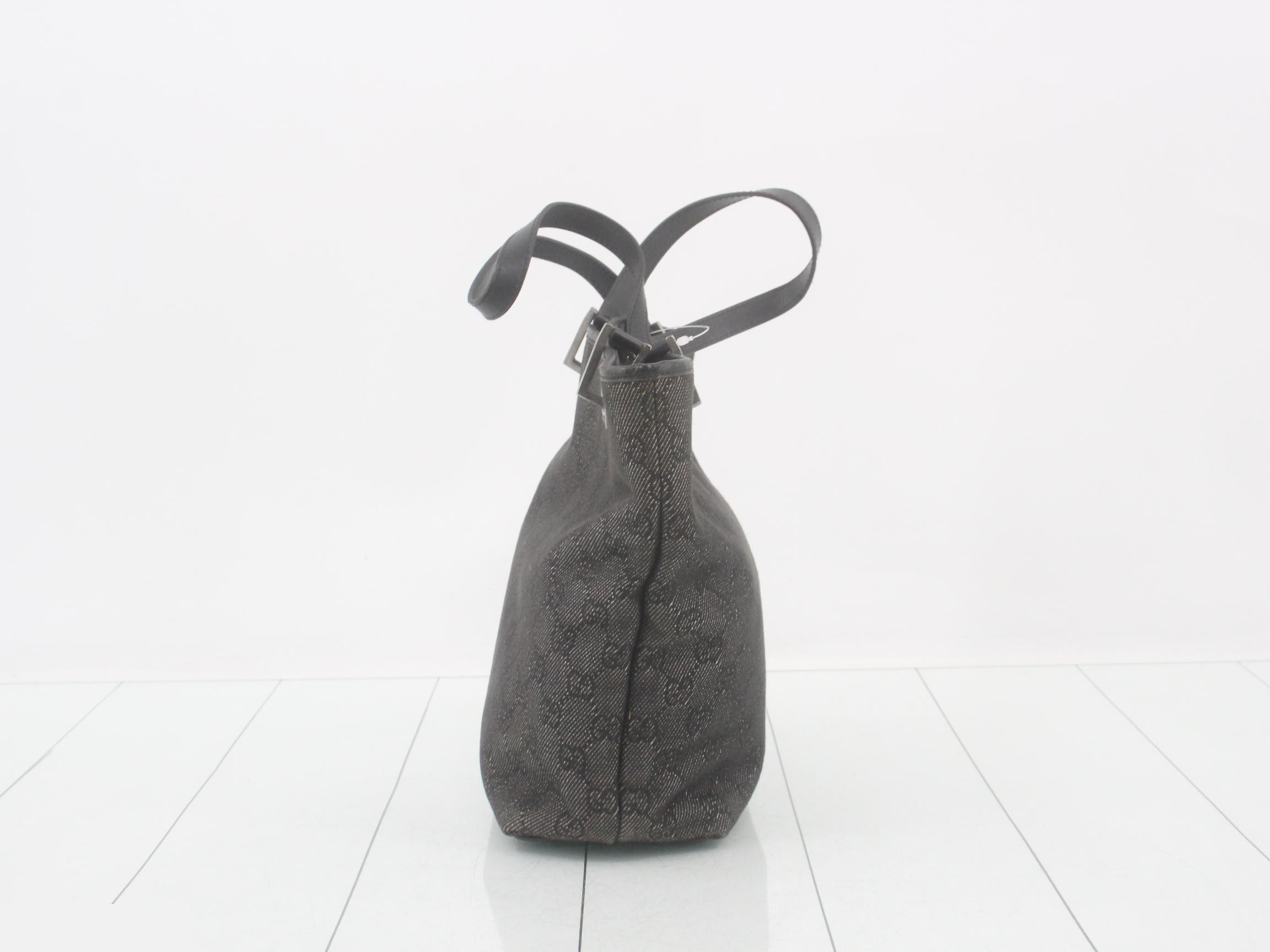 GG Canvas Tote Bag, Black — view 3