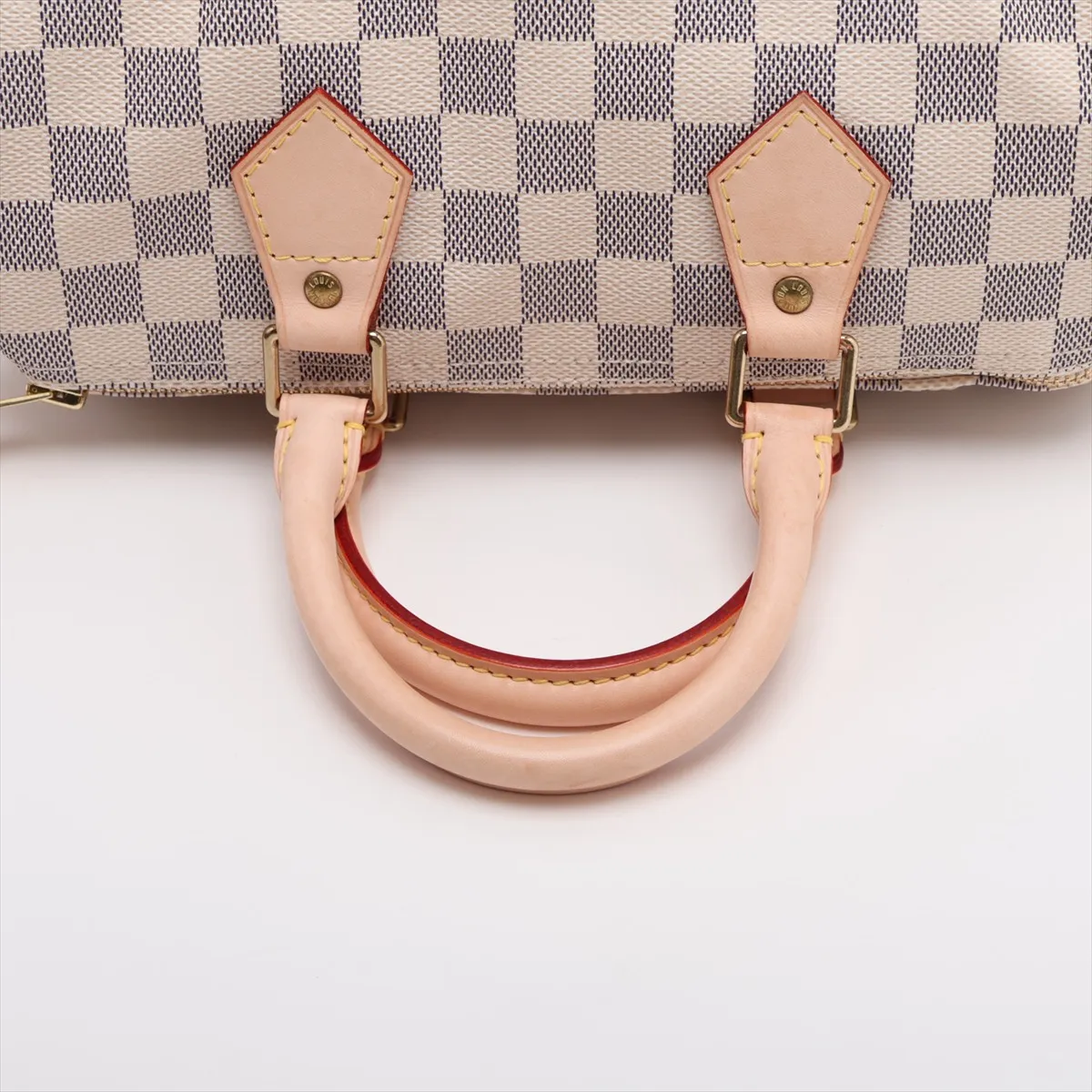Damier Azur Speedy 25 N41534 SP1017 White — view 5