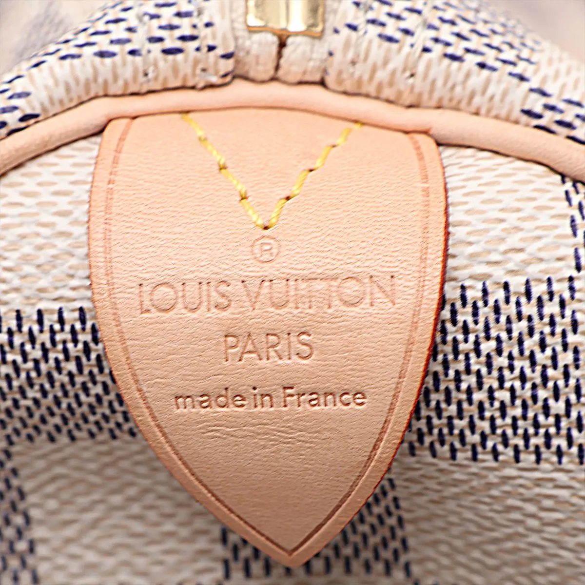 Damier Azur Speedy 25 N41534 SP1017 White — view 10