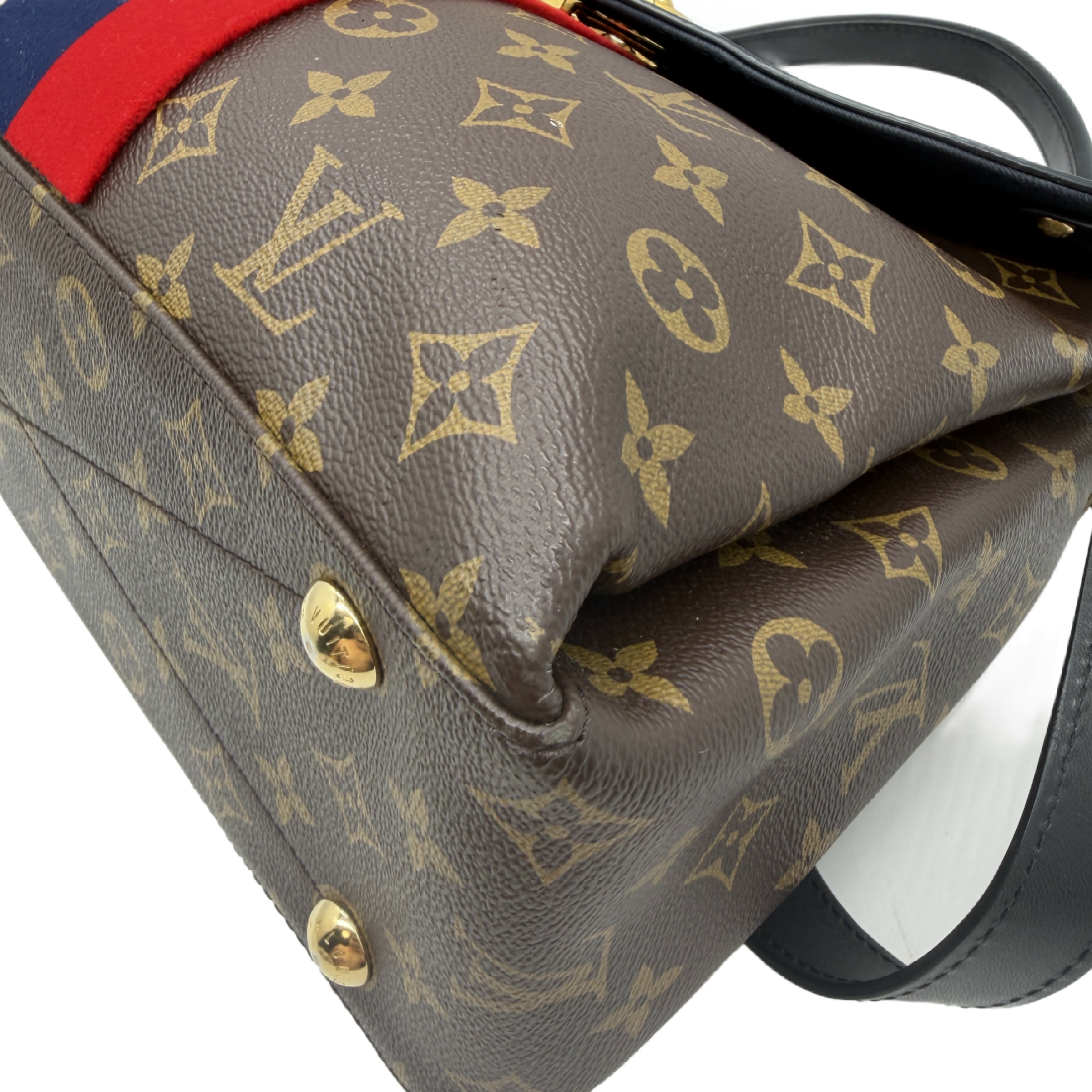 Georges BB Monogram Marine Cerise 2-Way Handbag — view 7