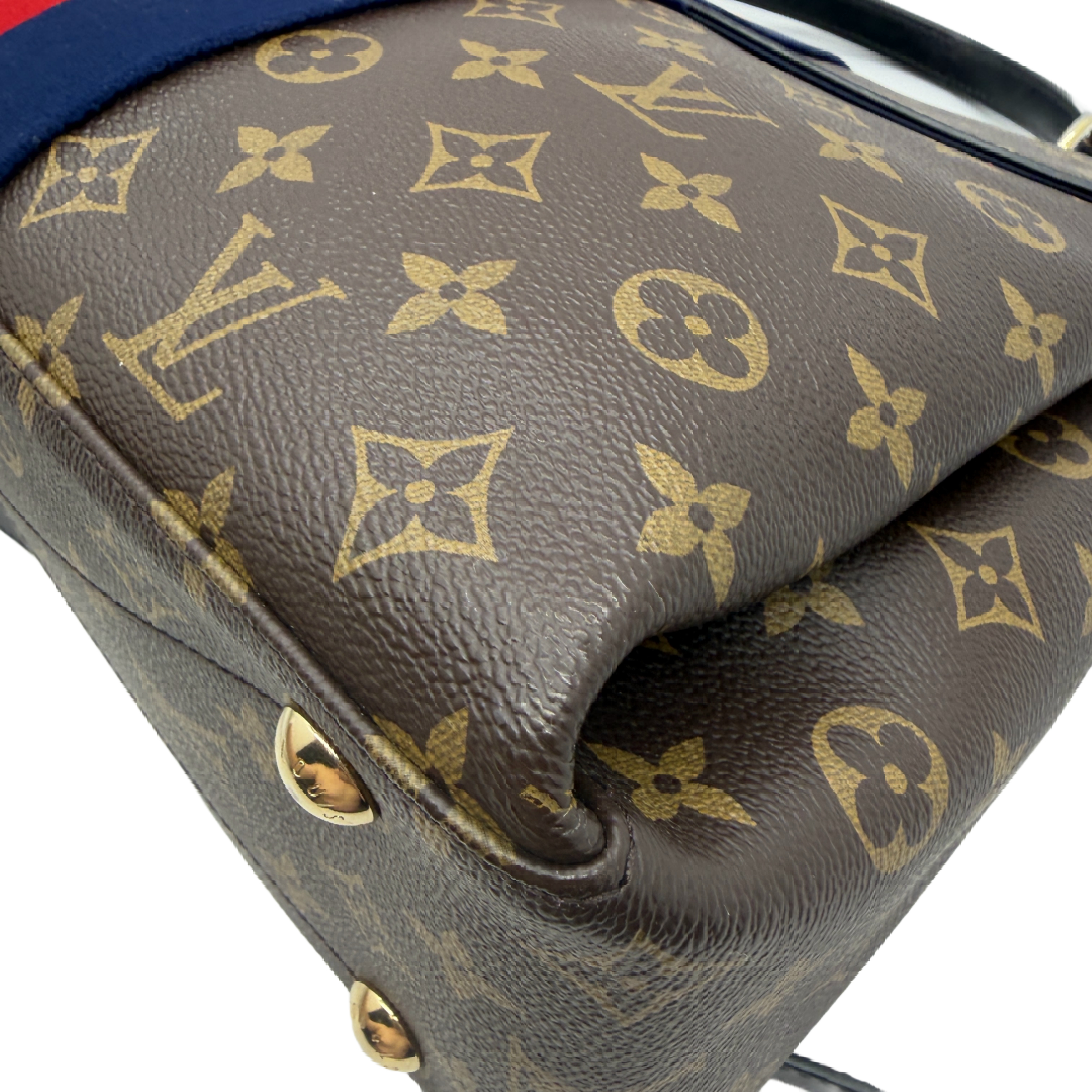 Georges BB Monogram Marine Cerise 2-Way Handbag — view 9