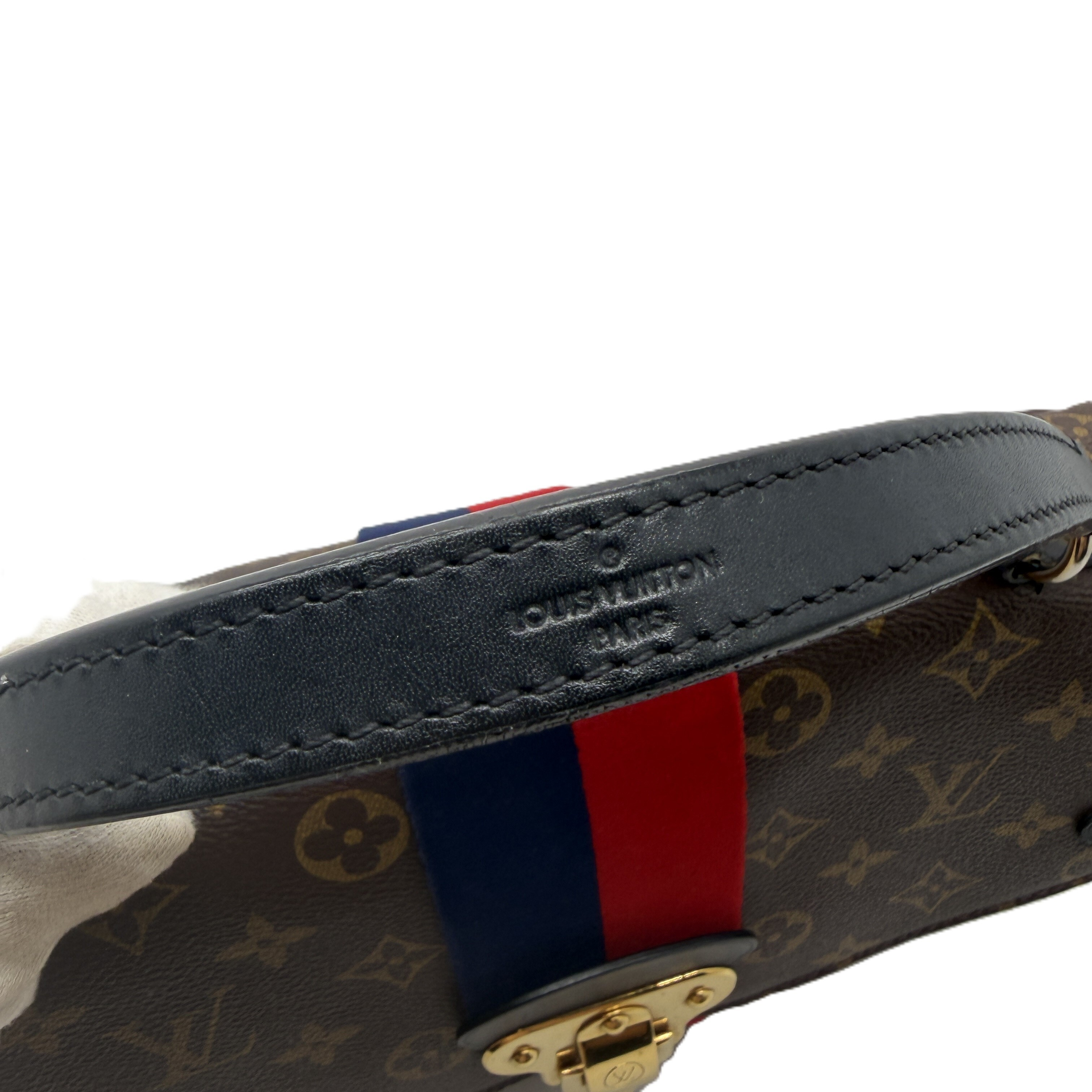 Georges BB Monogram Marine Cerise 2-Way Handbag — view 10