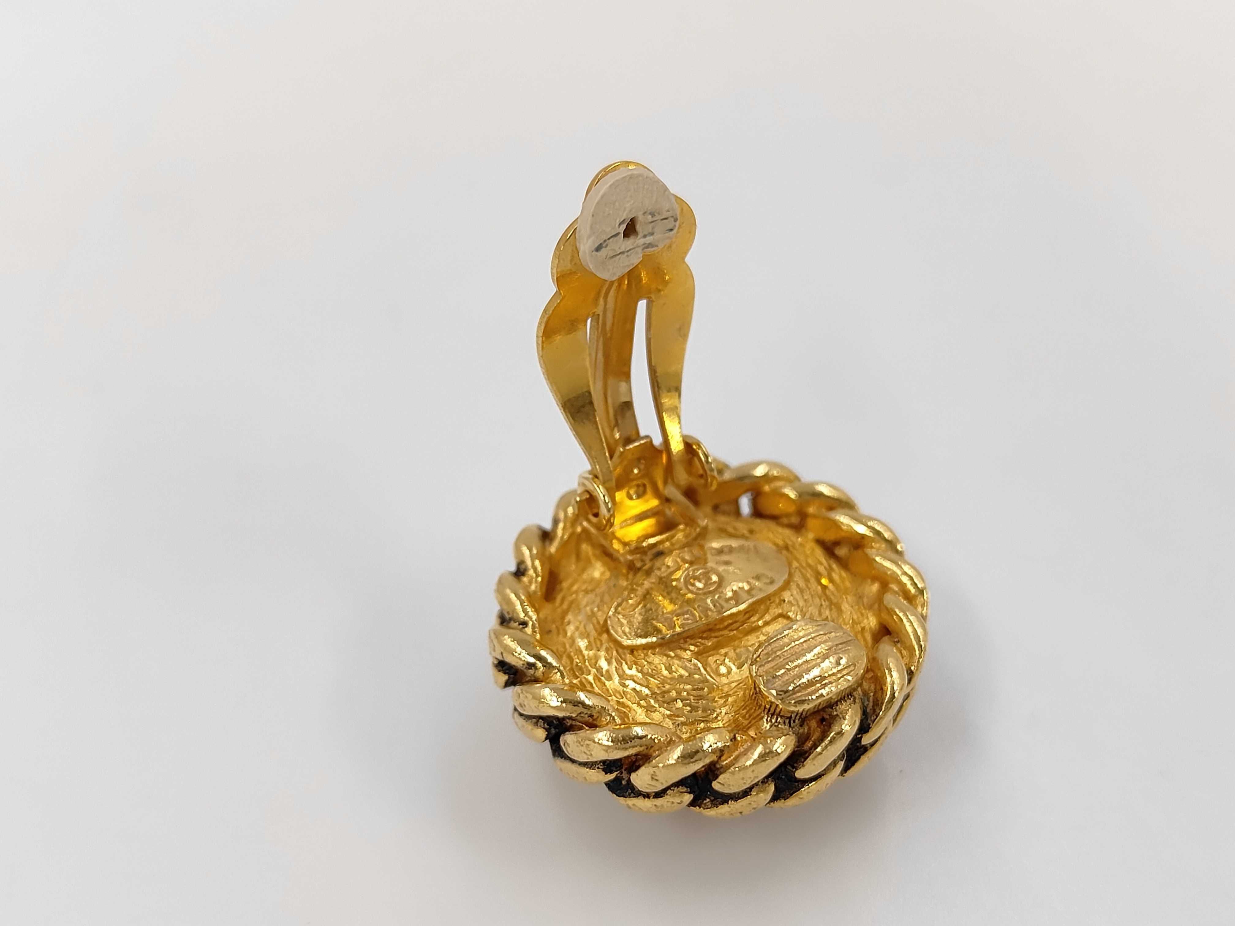 Gold Plated Vintage Pearl Earrings — view 6