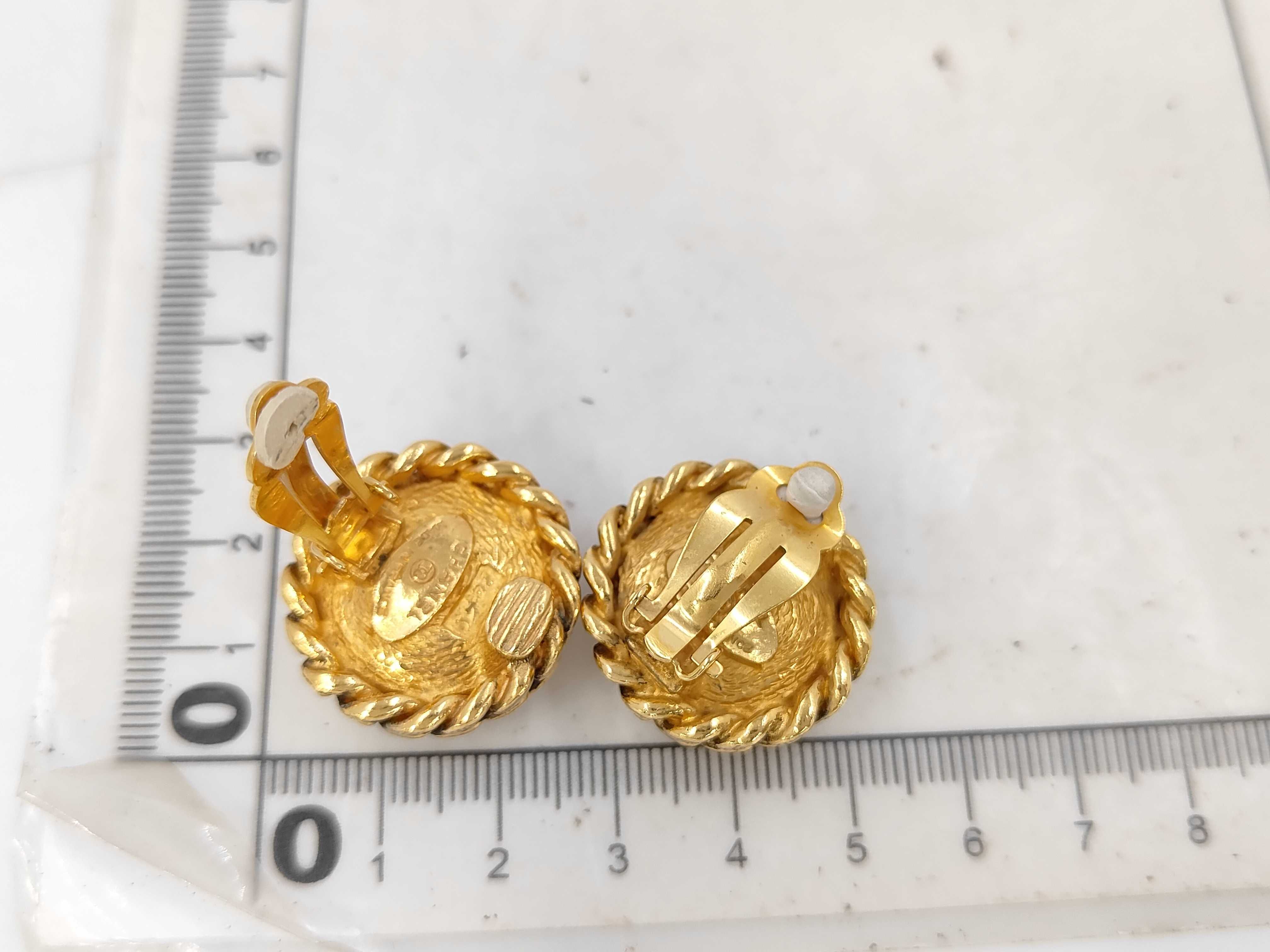 Gold Plated Vintage Pearl Earrings — view 7