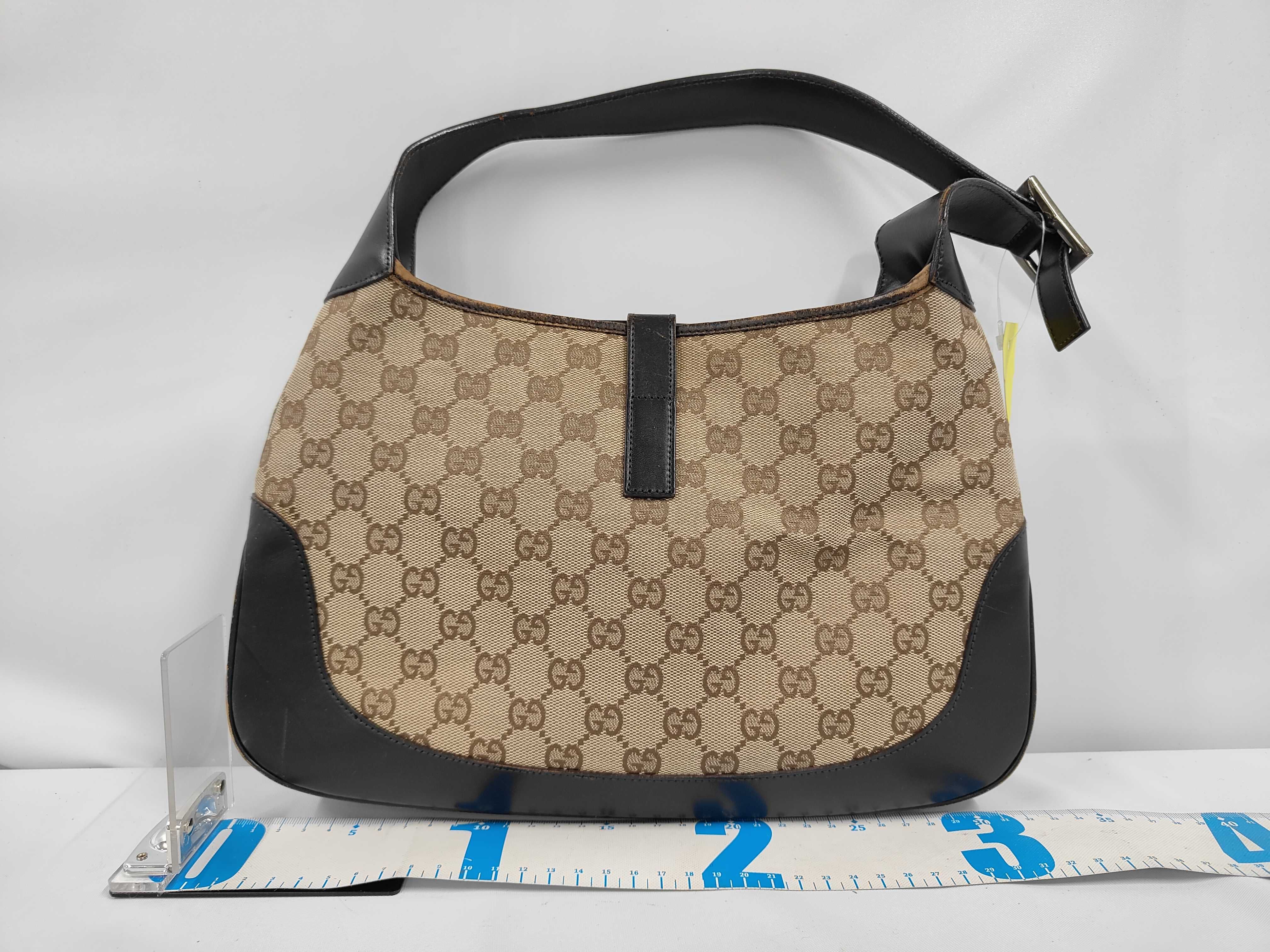 GG Canvas x Leather Jackie Sherry Shoulder Bag — view 2