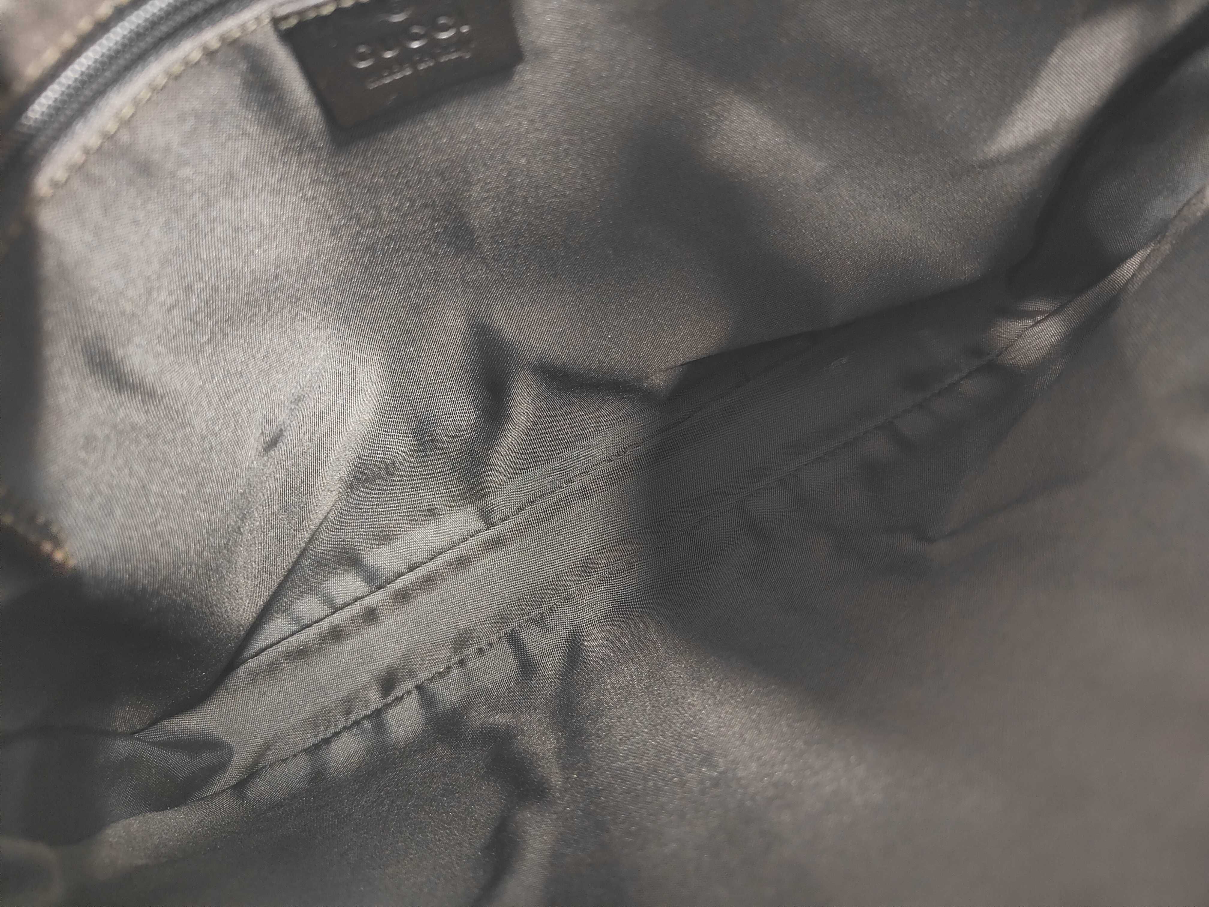 GG Canvas x Leather Jackie Sherry Shoulder Bag — view 9