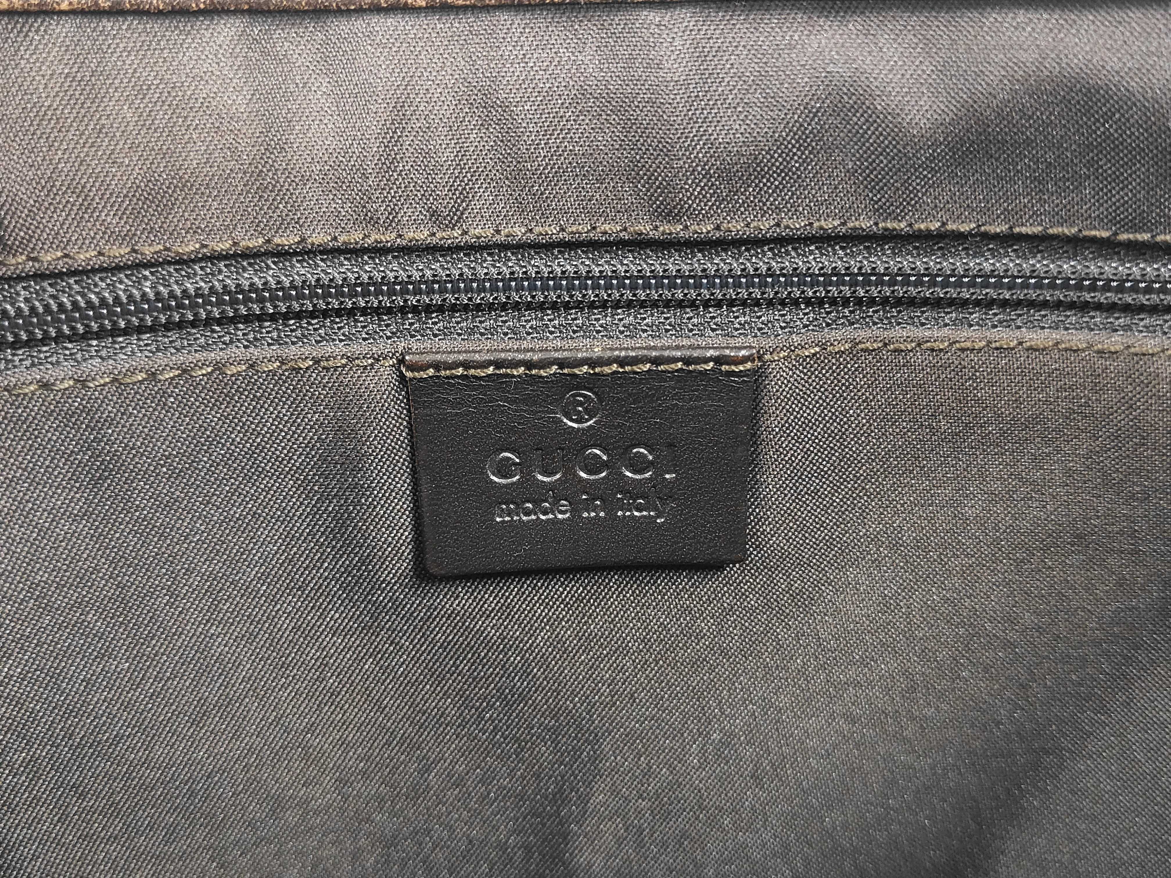 GG Canvas x Leather Jackie Sherry Shoulder Bag — view 10