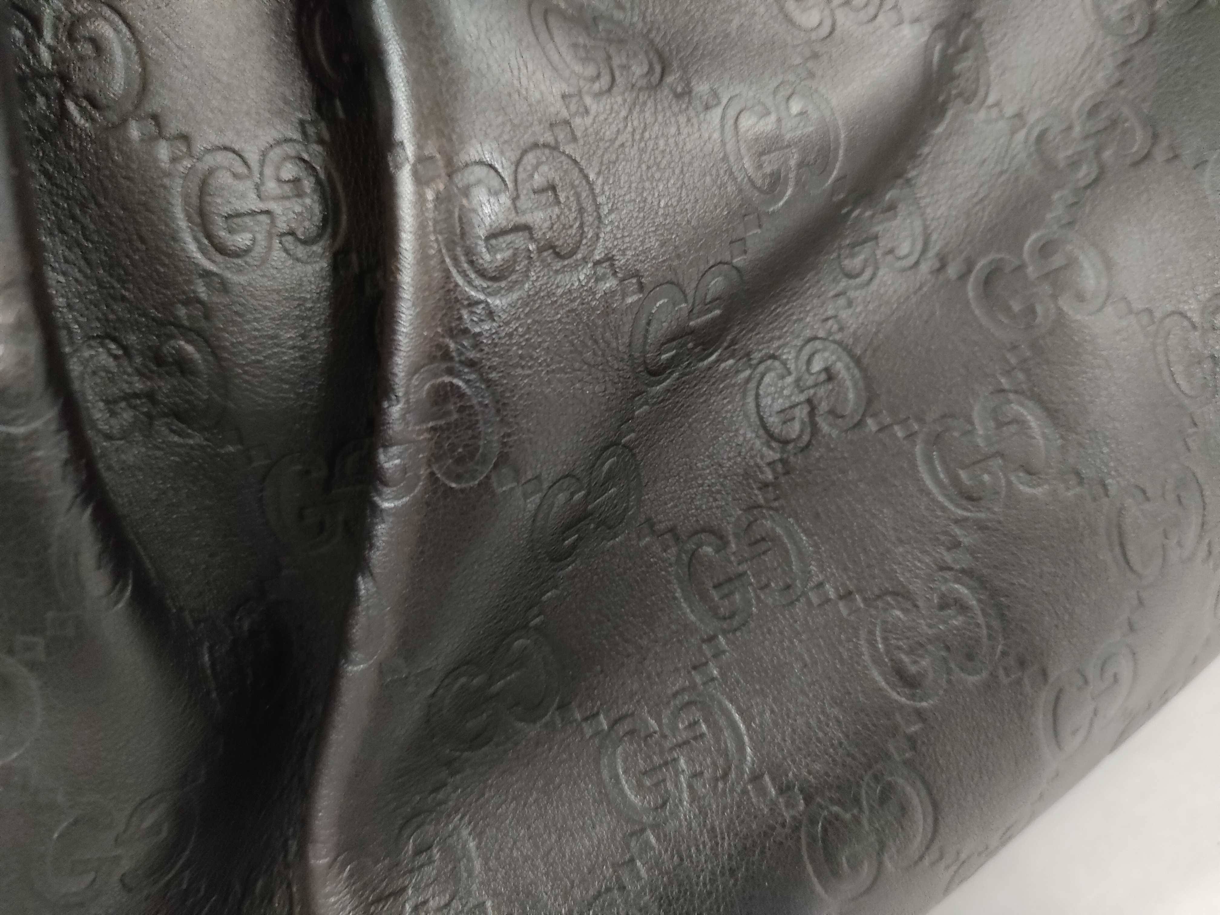 Guccissima Gucci Handbag GG Leather Sukey Brown Handbag — view 15