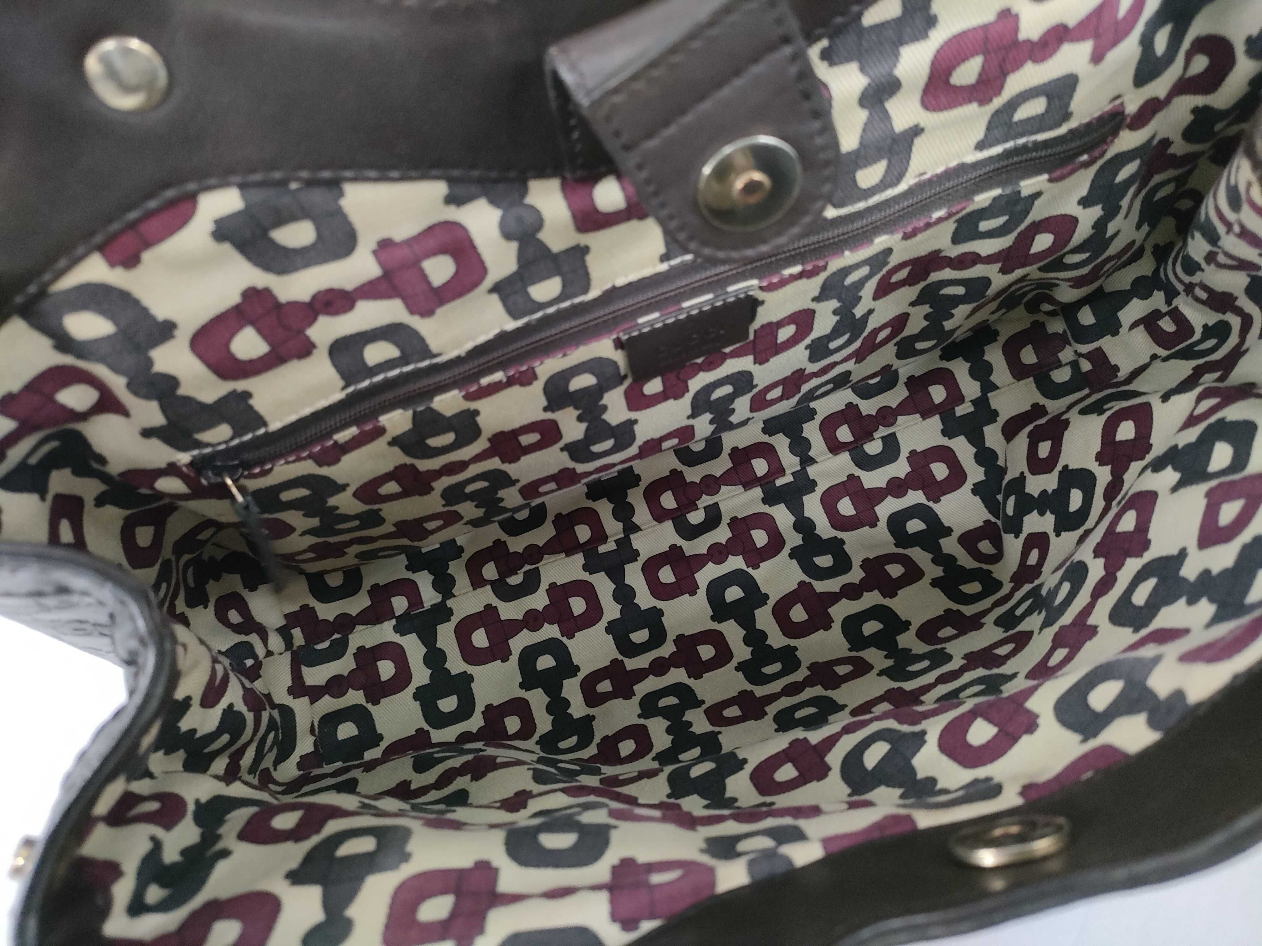 Guccissima Gucci Handbag GG Leather Sukey Brown Handbag — view 8