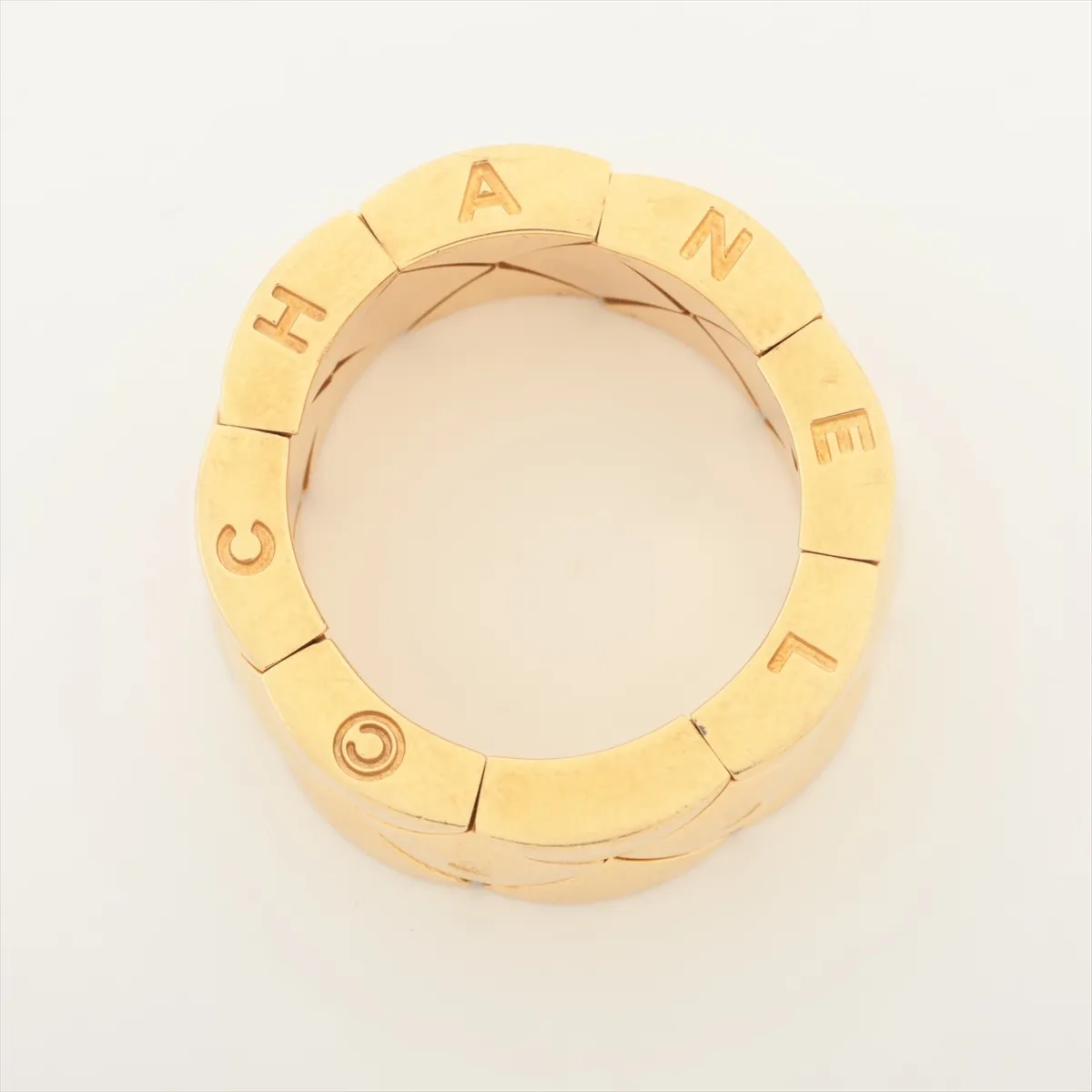 Matelassé Ring, 750 (Yellow Gold), 12.4g, Size 47, 20I2159, hallmark — view 3
