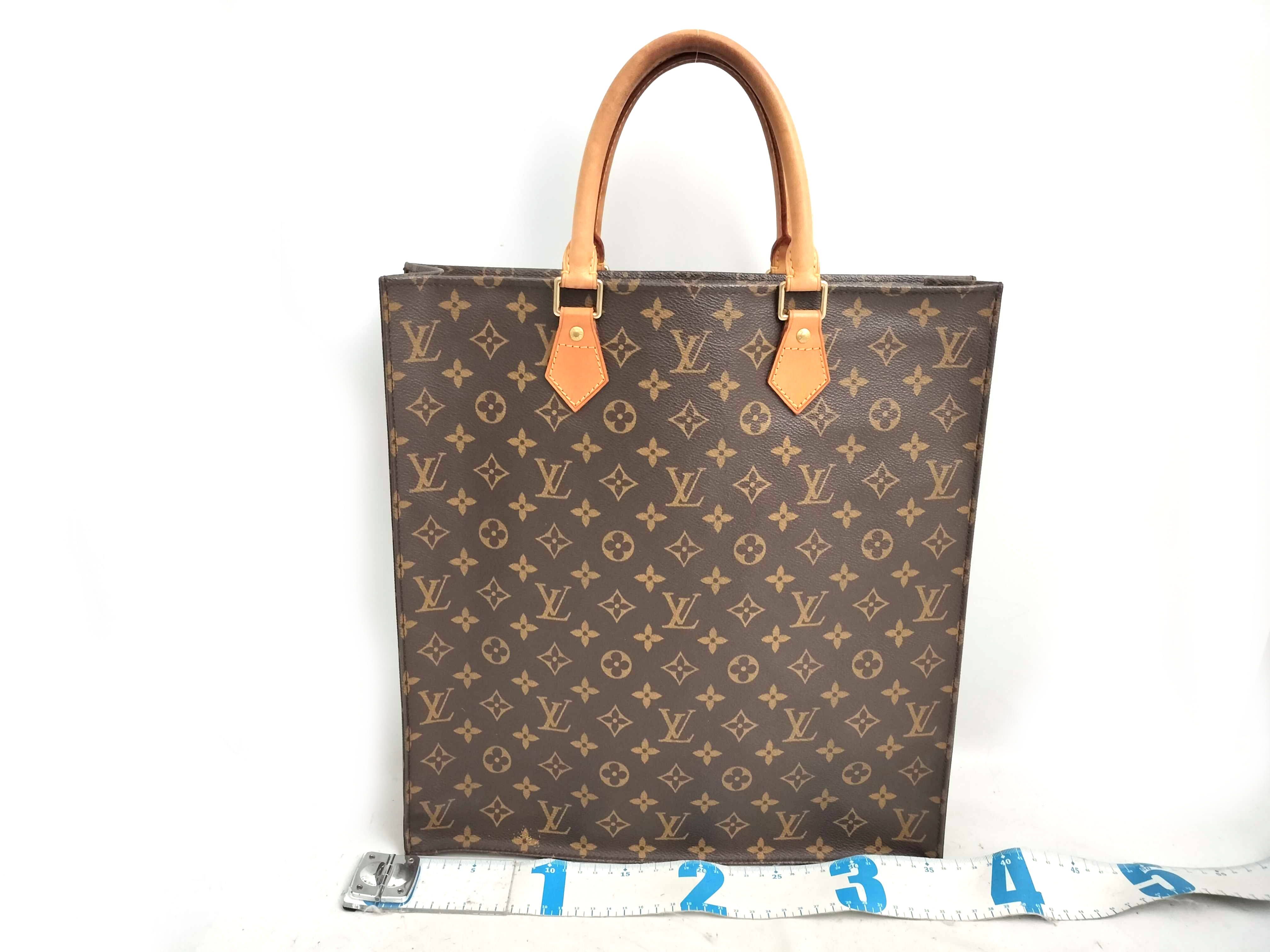 Monogram Sac Plat M51140 MI0003 Brown Handbag — view 2