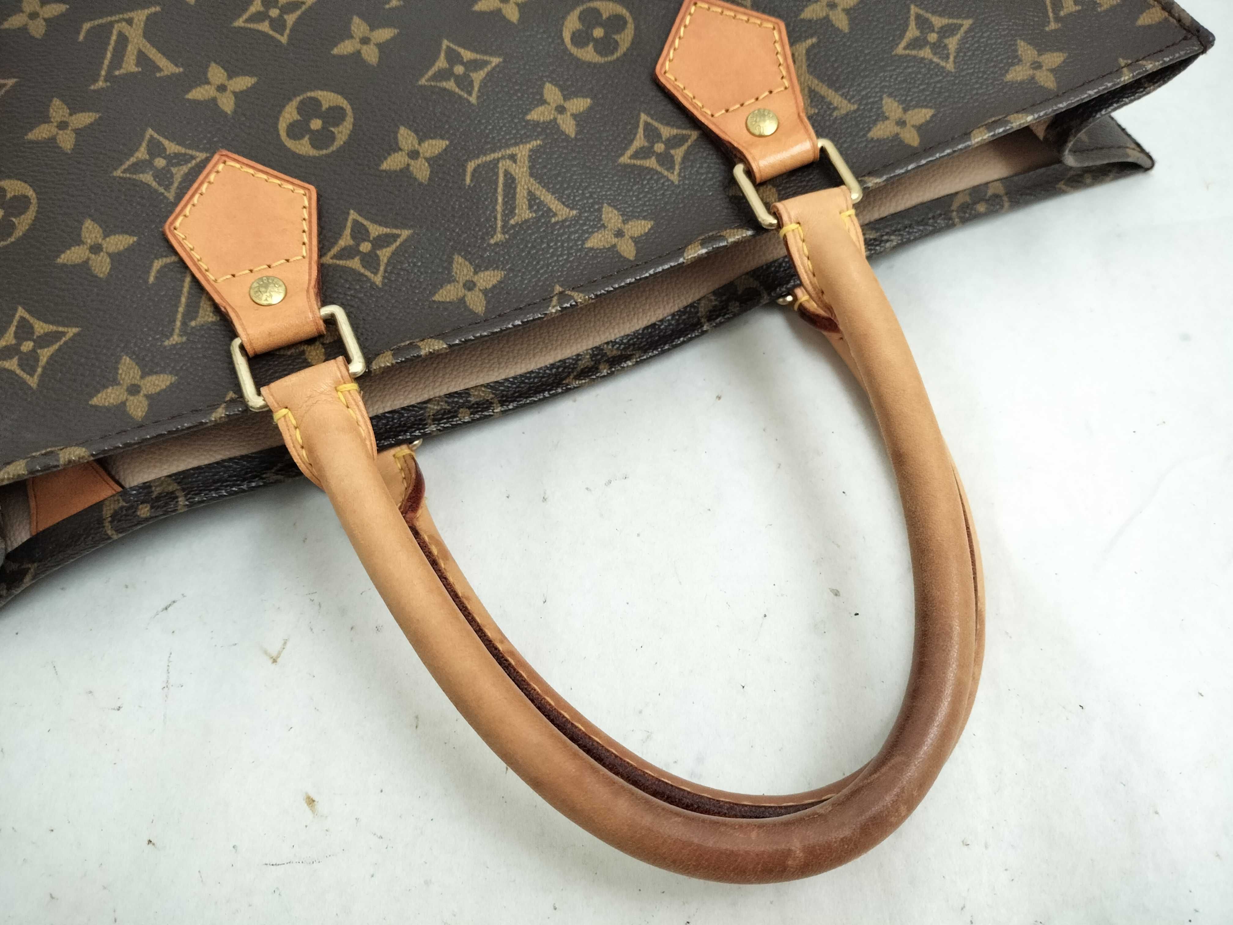 Monogram Sac Plat M51140 MI0003 Brown Handbag — view 3
